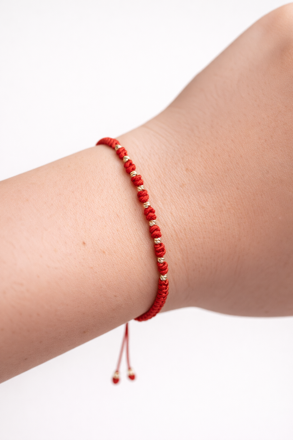 Náramok Fortuna Red, 14K zlato