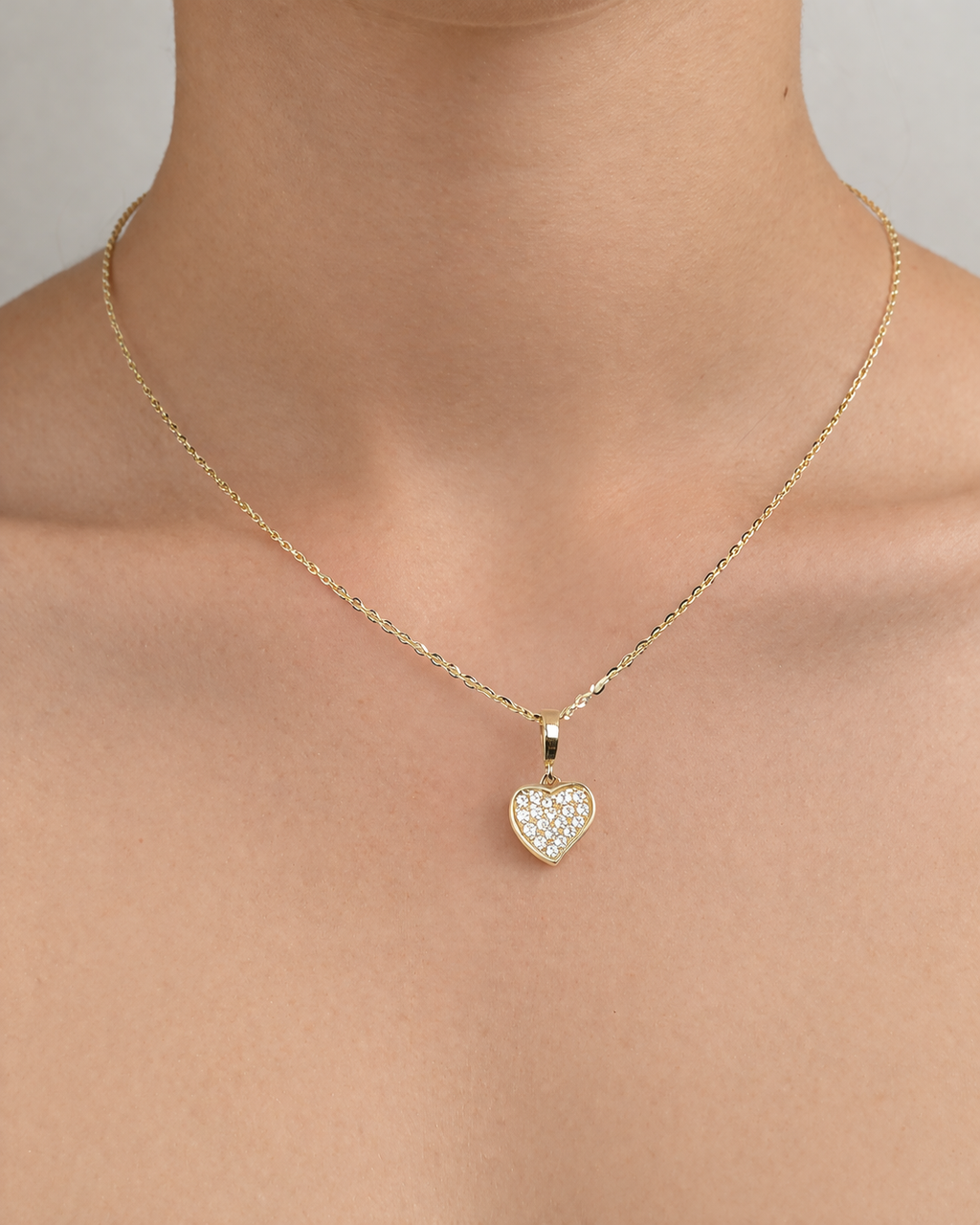 Prívesok Coeur Lumière, 14K zlato