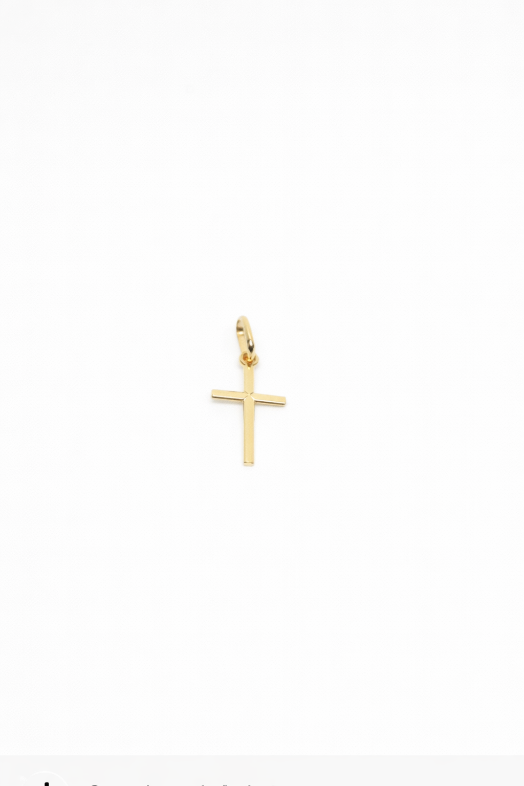 Prívesok Essentiel Cross, 14K zlato