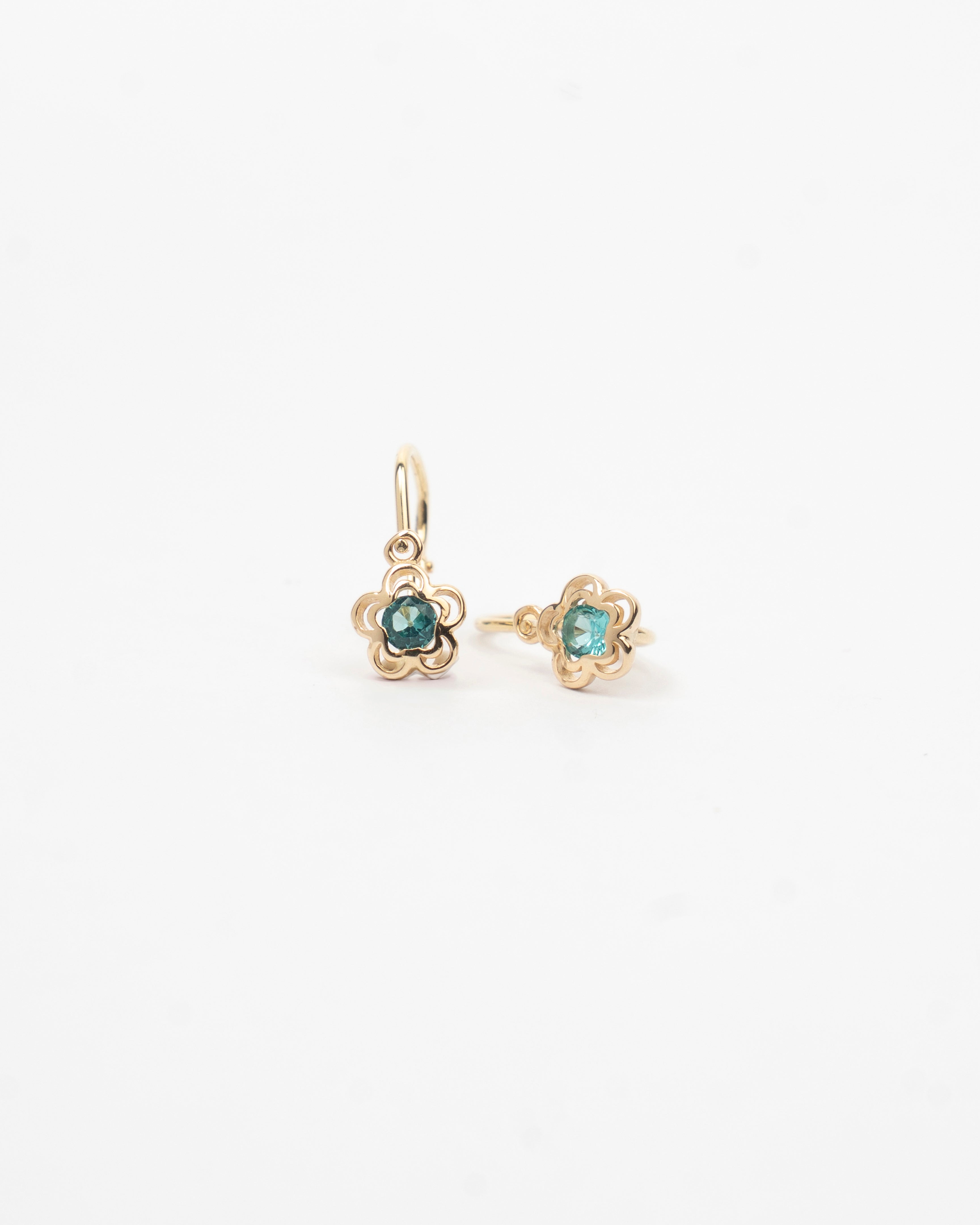Náušnice Bella Floris, 14K zlato