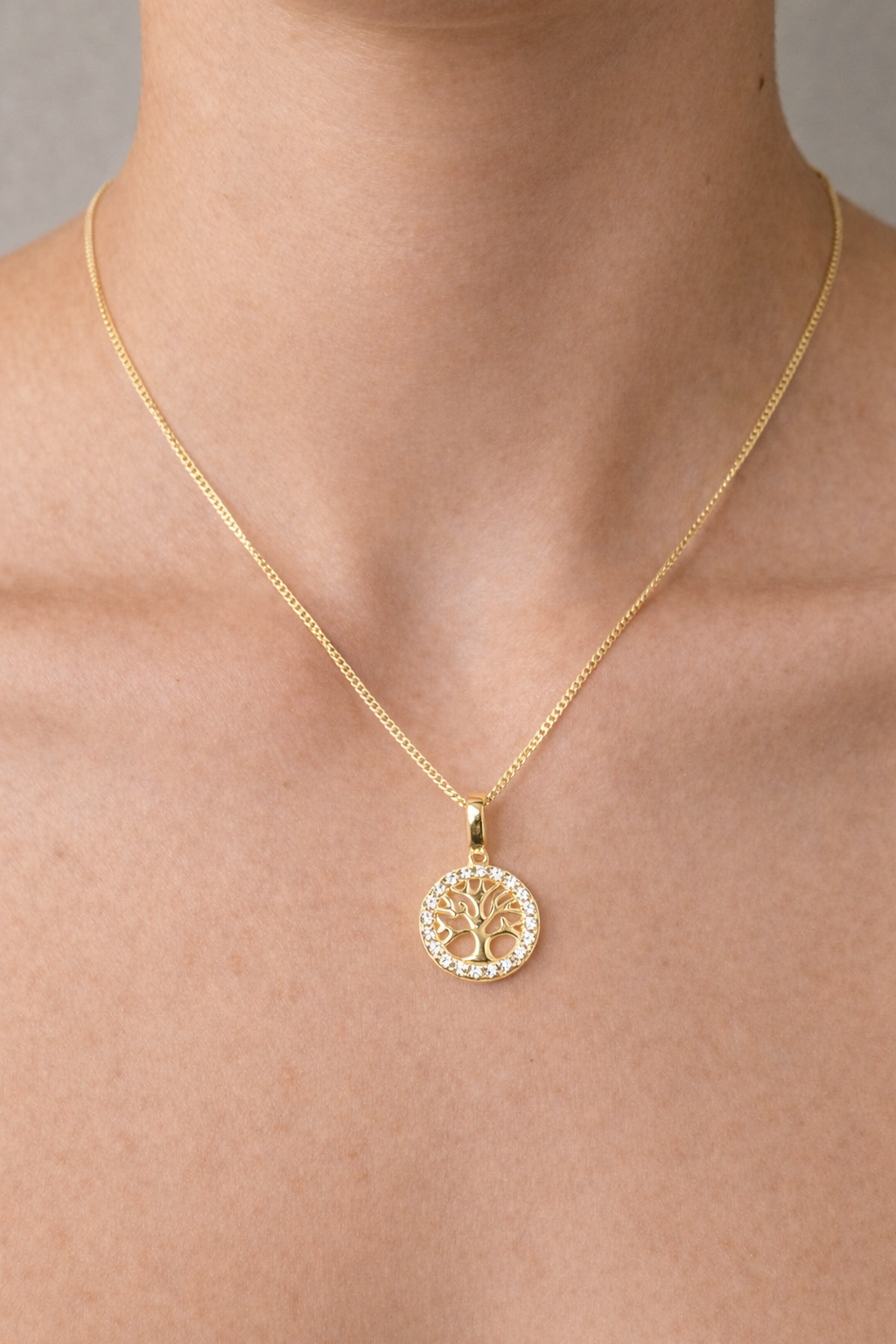 Prívesok Arbre de Vie 1 cm, 14K zlato