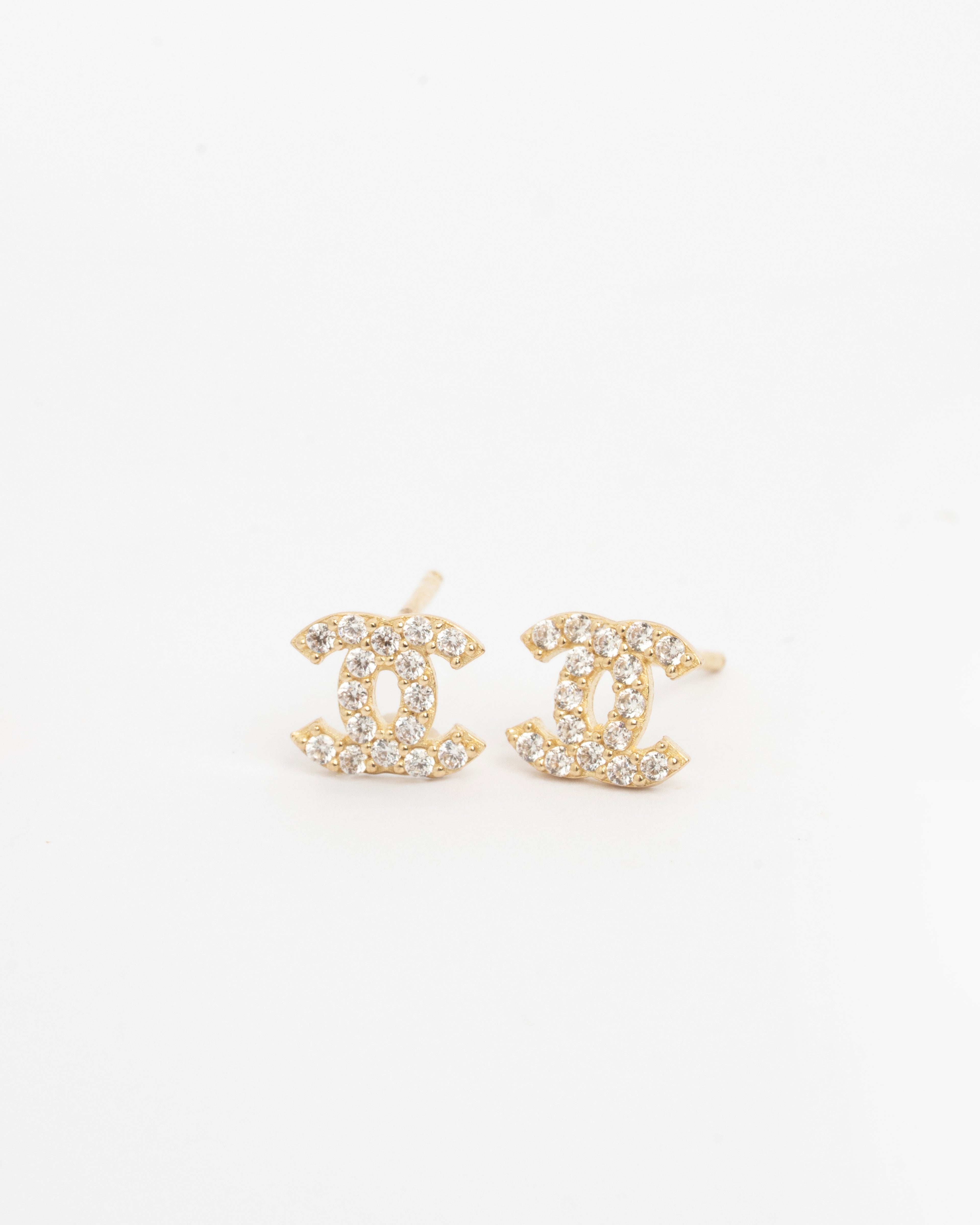 Napichovacie náušnice Étoile C Mini, 14K zlato