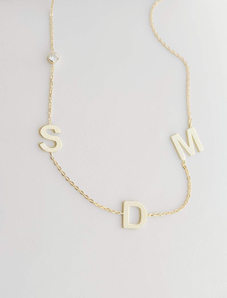 Atelier Multi-Initial Necklace – Signature Edition , 14K zlato