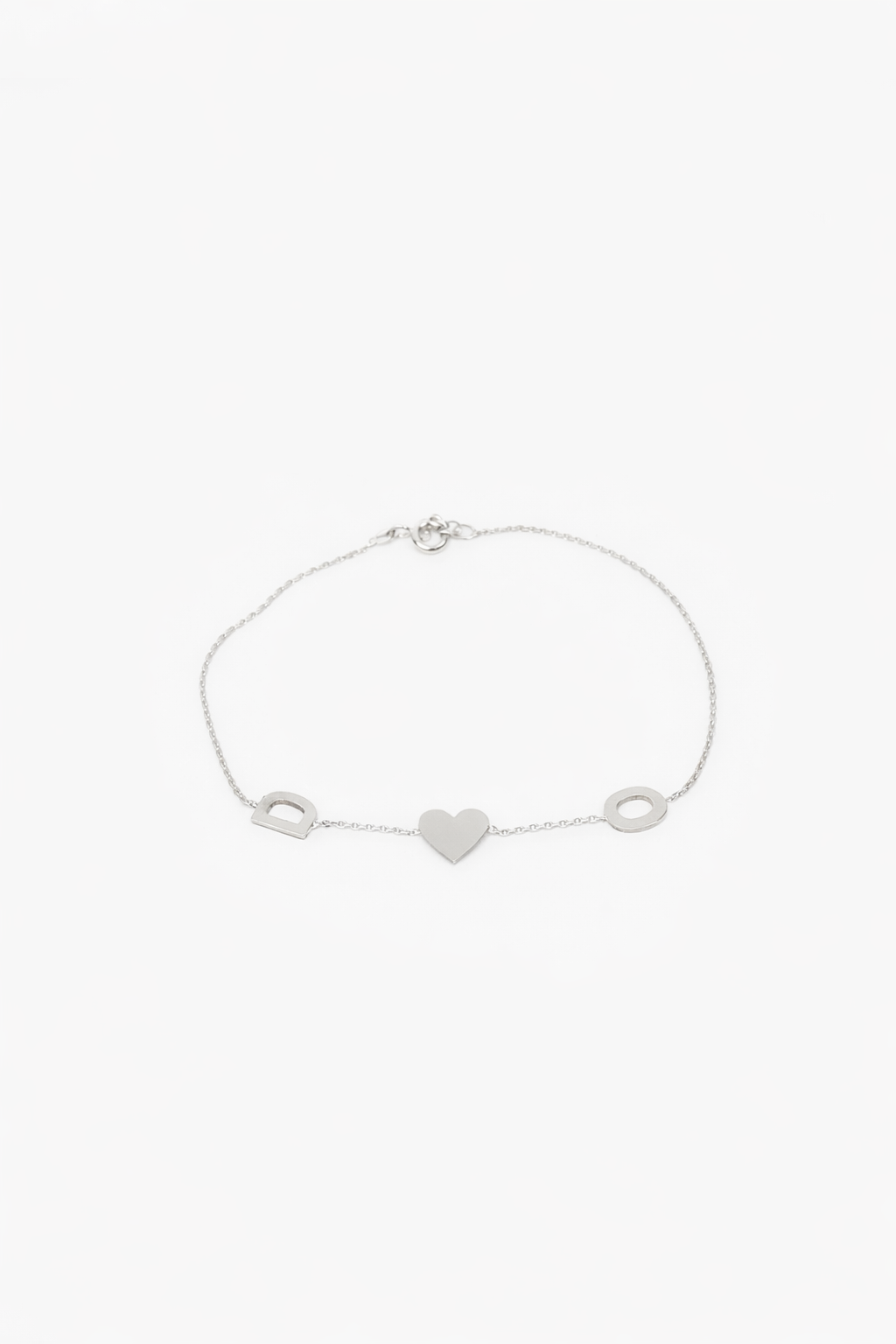 Atelier Love Initials Bracelet , 14K zlato