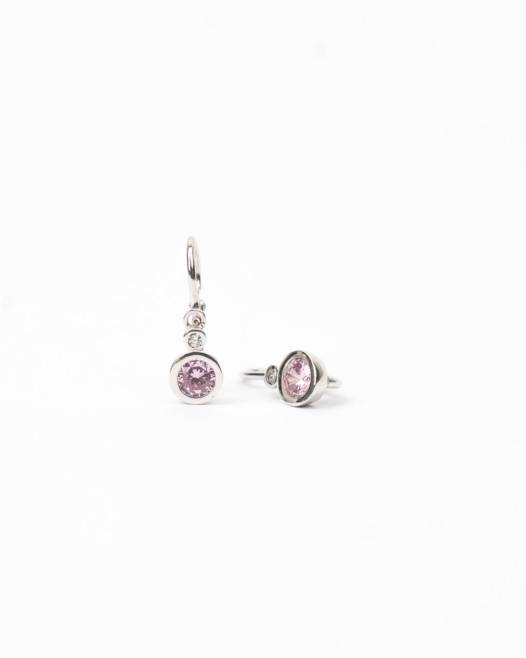 Náušnice Bella Liora Pink, 14K zlato