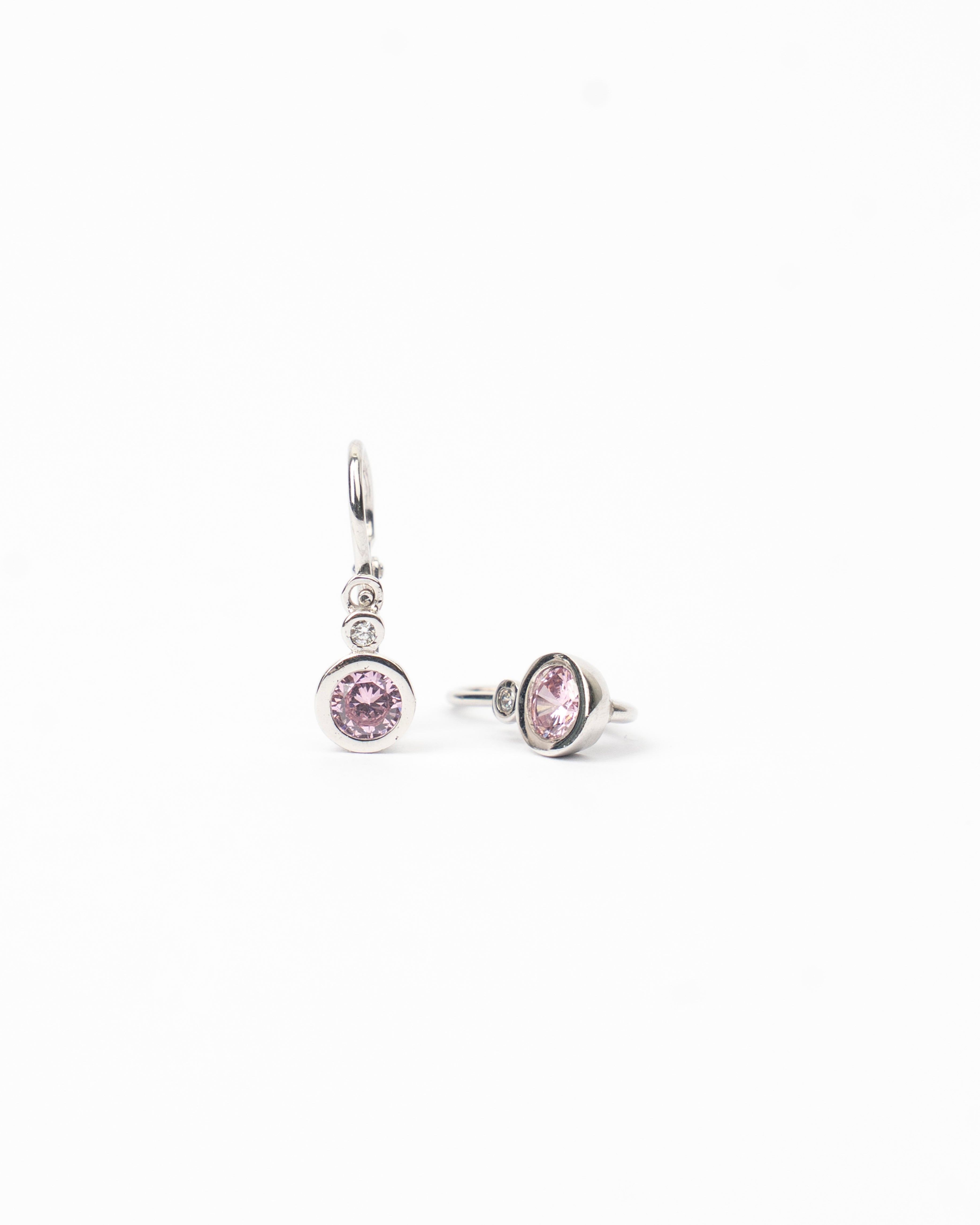 Náušnice Bella Liora Pink, 14K zlato