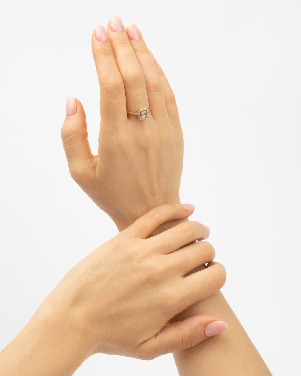 Prsteň Seraphine Baguette, 14K zlato