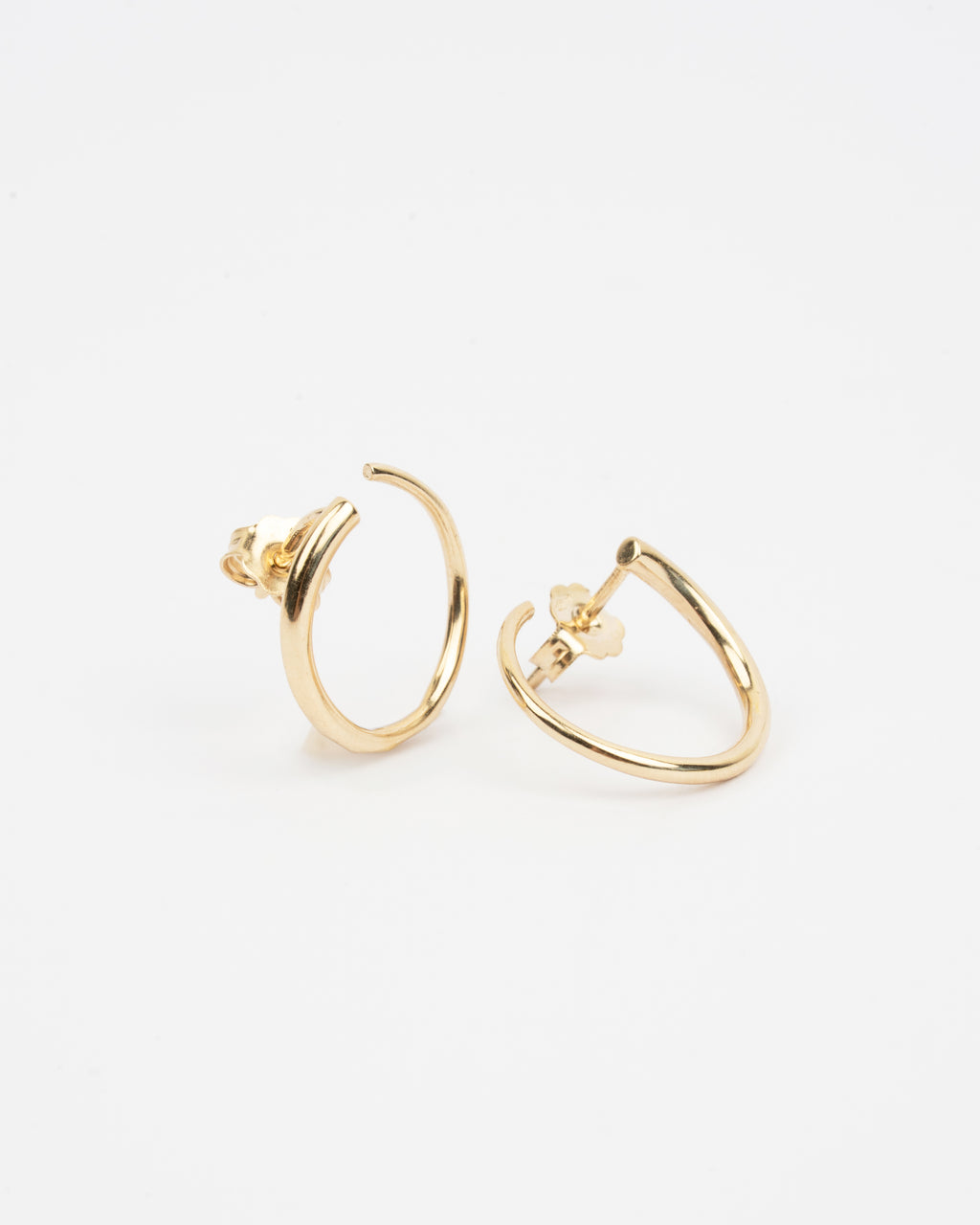 Napichovacie náušnice Lunor, 14K zlato