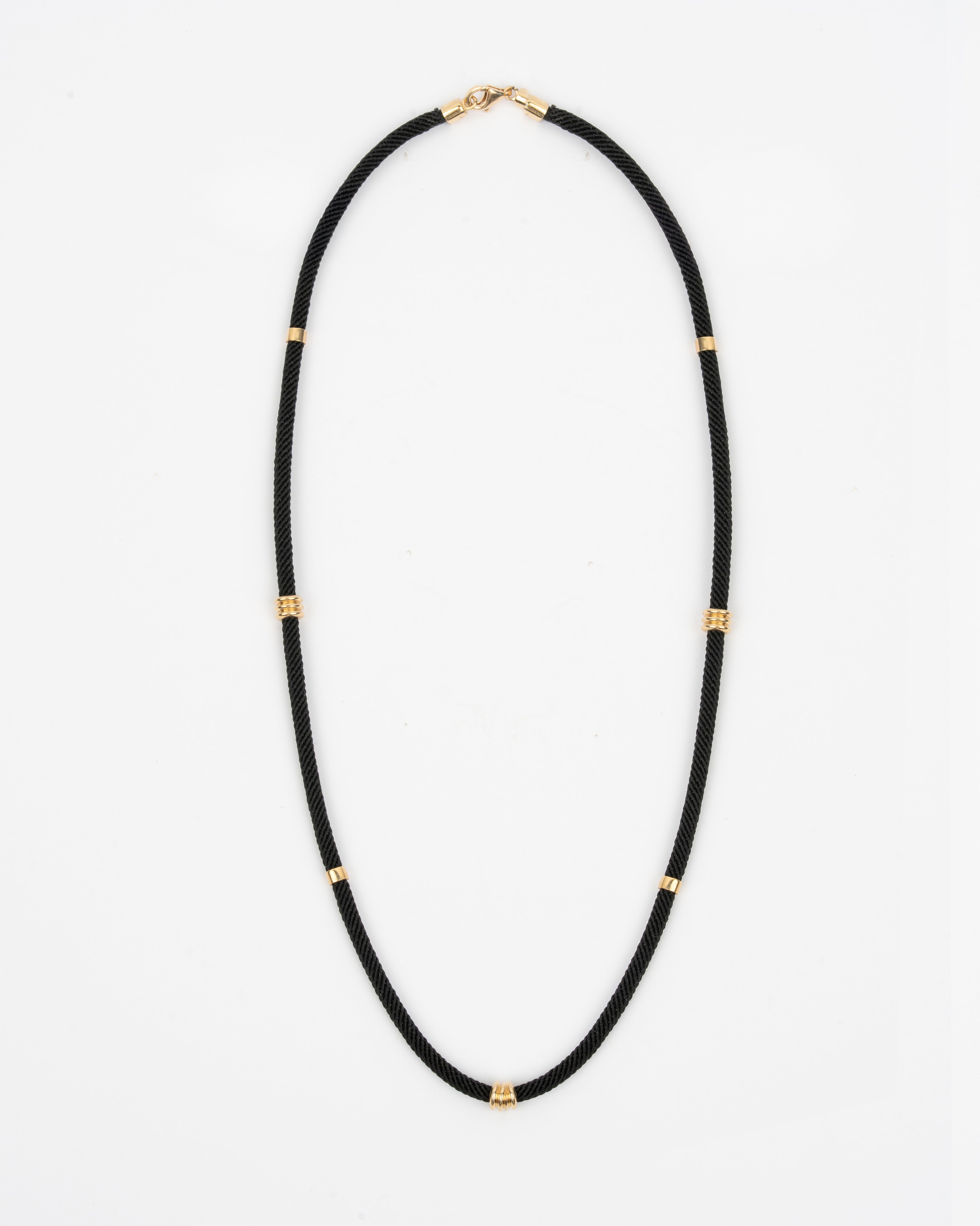 Pánsky náhrdelník Noir Forte, 14K zlato