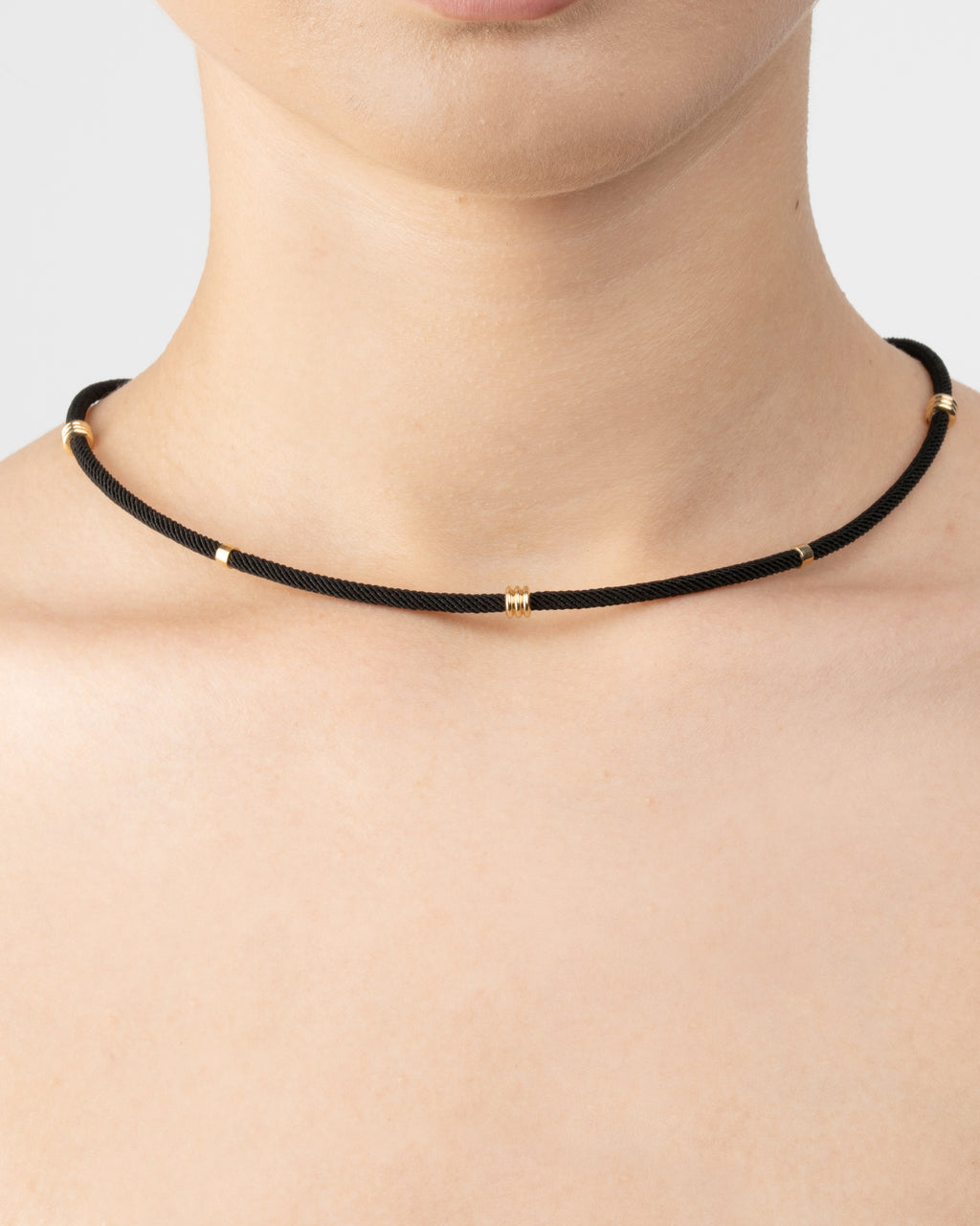 Pánsky náhrdelník Noir Forte, 14K zlato