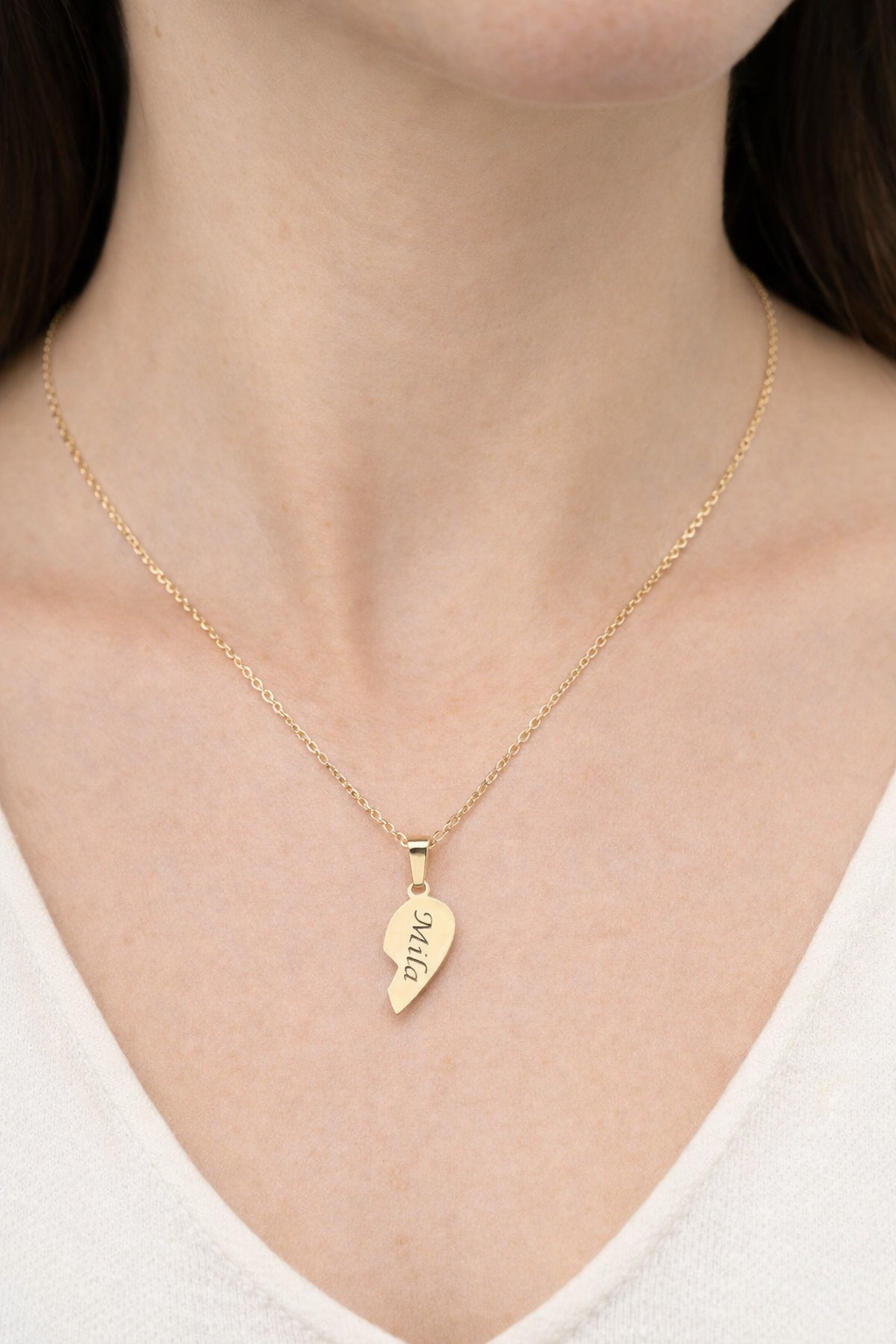 Atelier Love Story Pendant, 14K zlato
