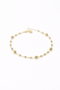 Náramok Elowen Beads žltý, 14K zlato