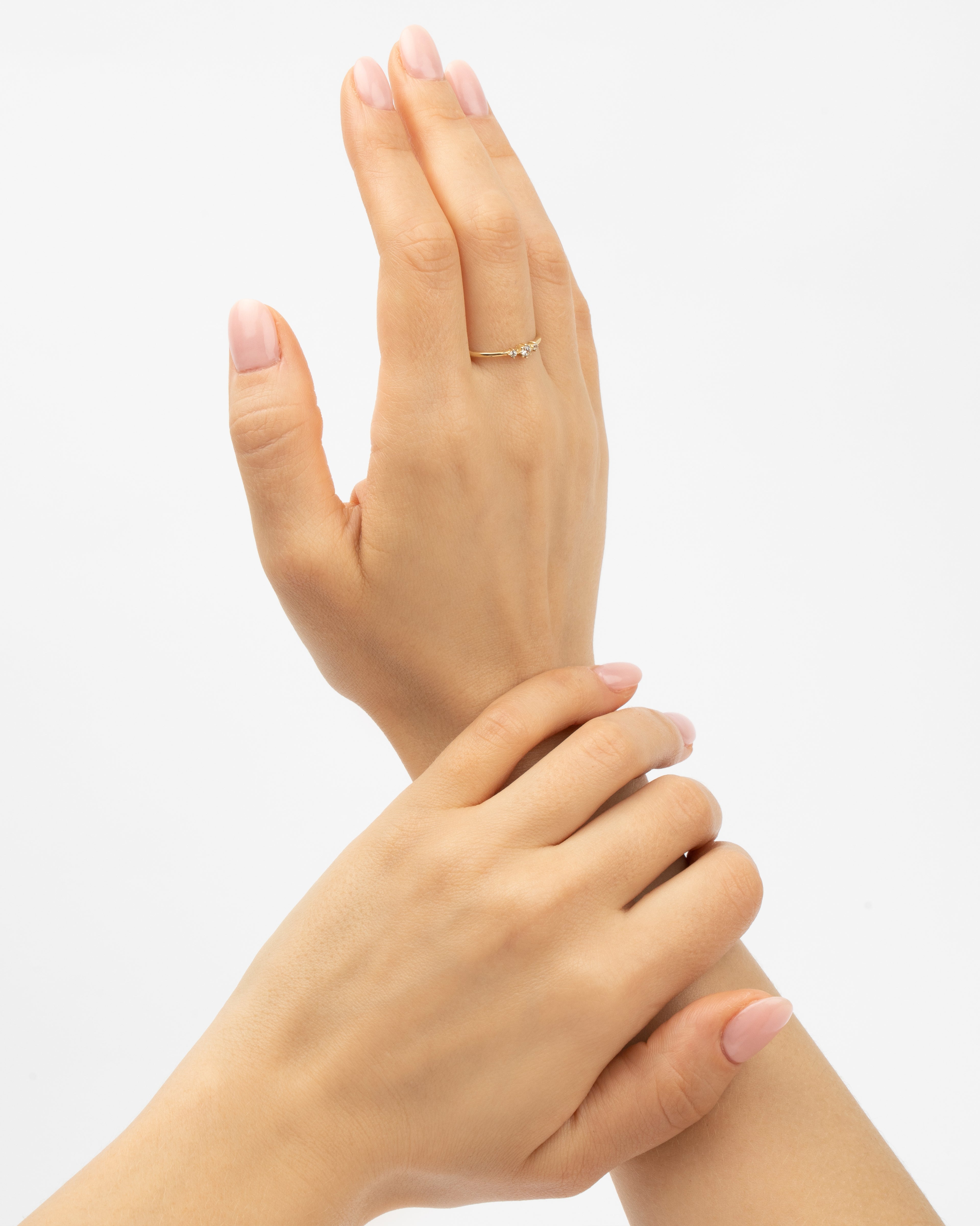 Prsteň Celeste so zirkónmi, 14K zlato