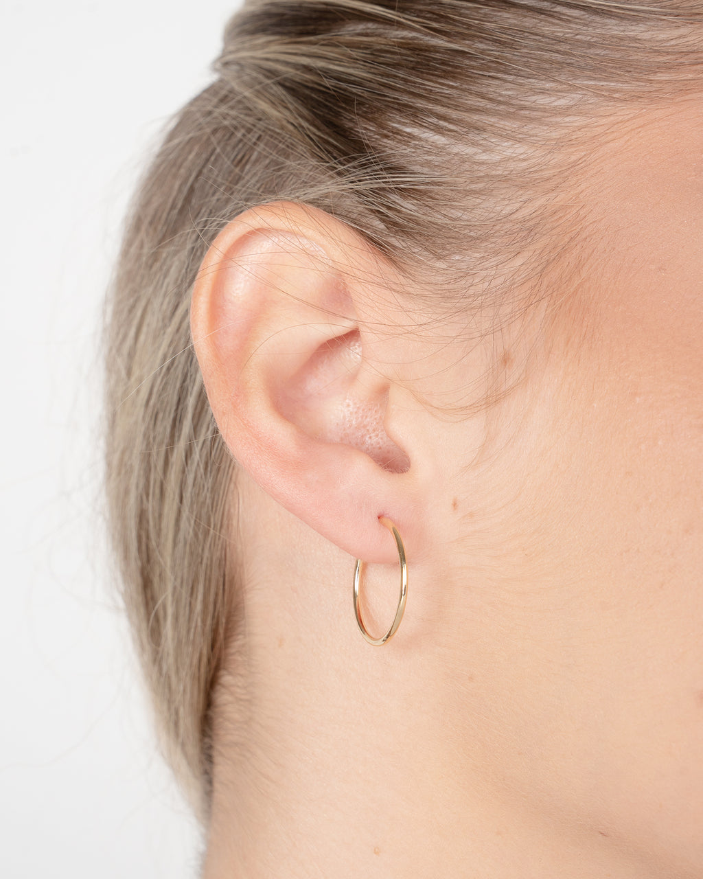 Náušnice Classic Hoop 2 cm, 14K zlato