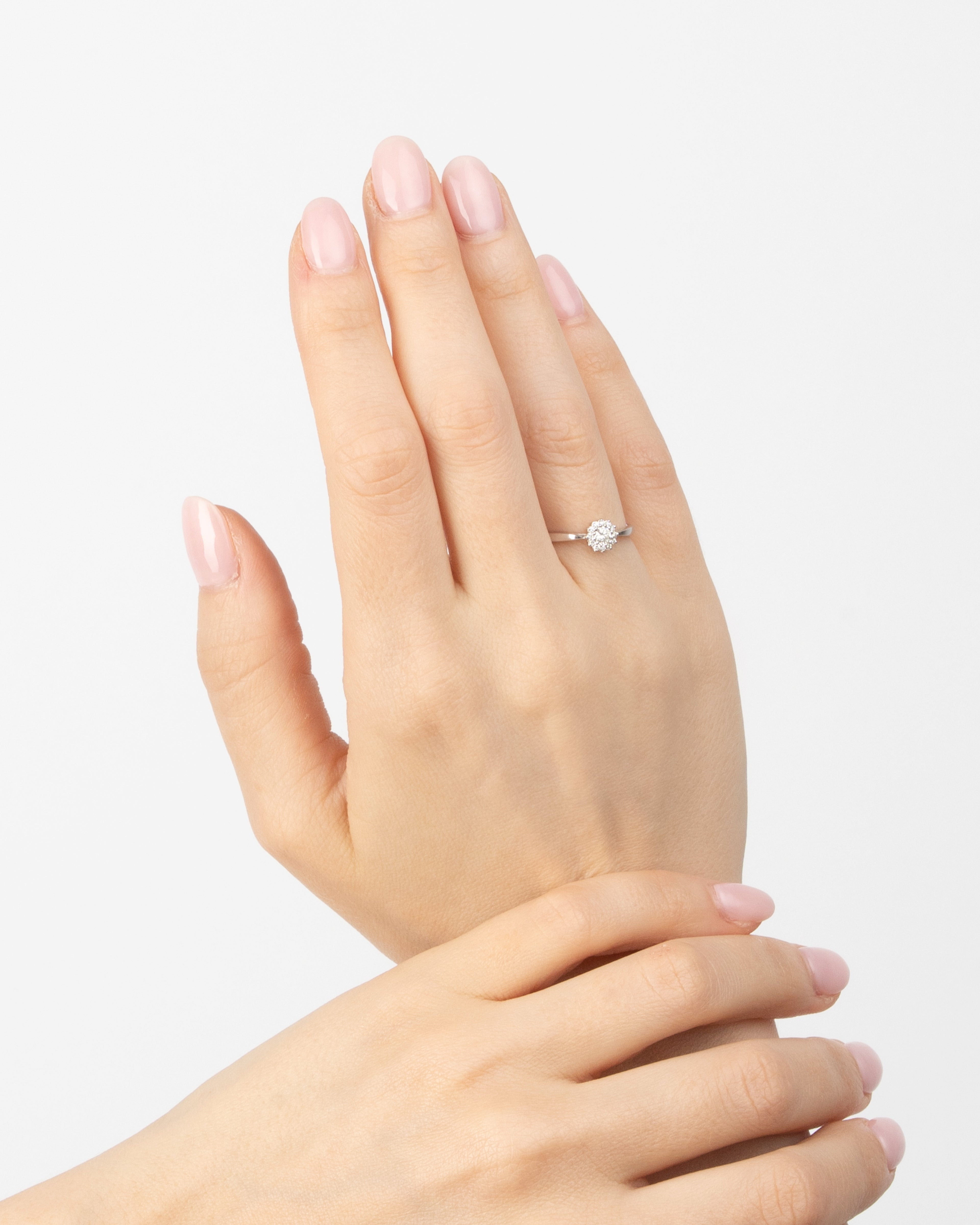 Prsteň Aurora Cluster, 14K zlato