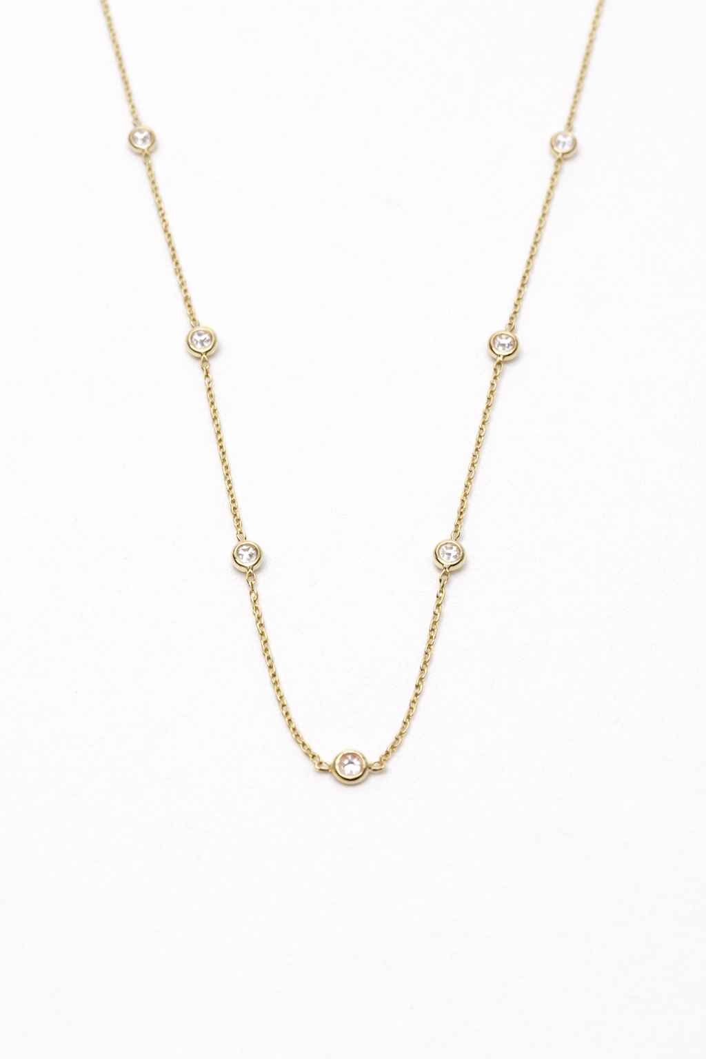 Náhrdelník Celestia Seven, 14K zlato