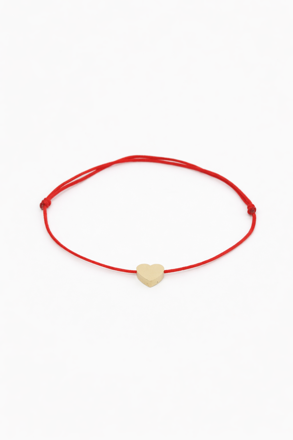 Atelier Pure Heart Cord Bracelet, 14K zlato
