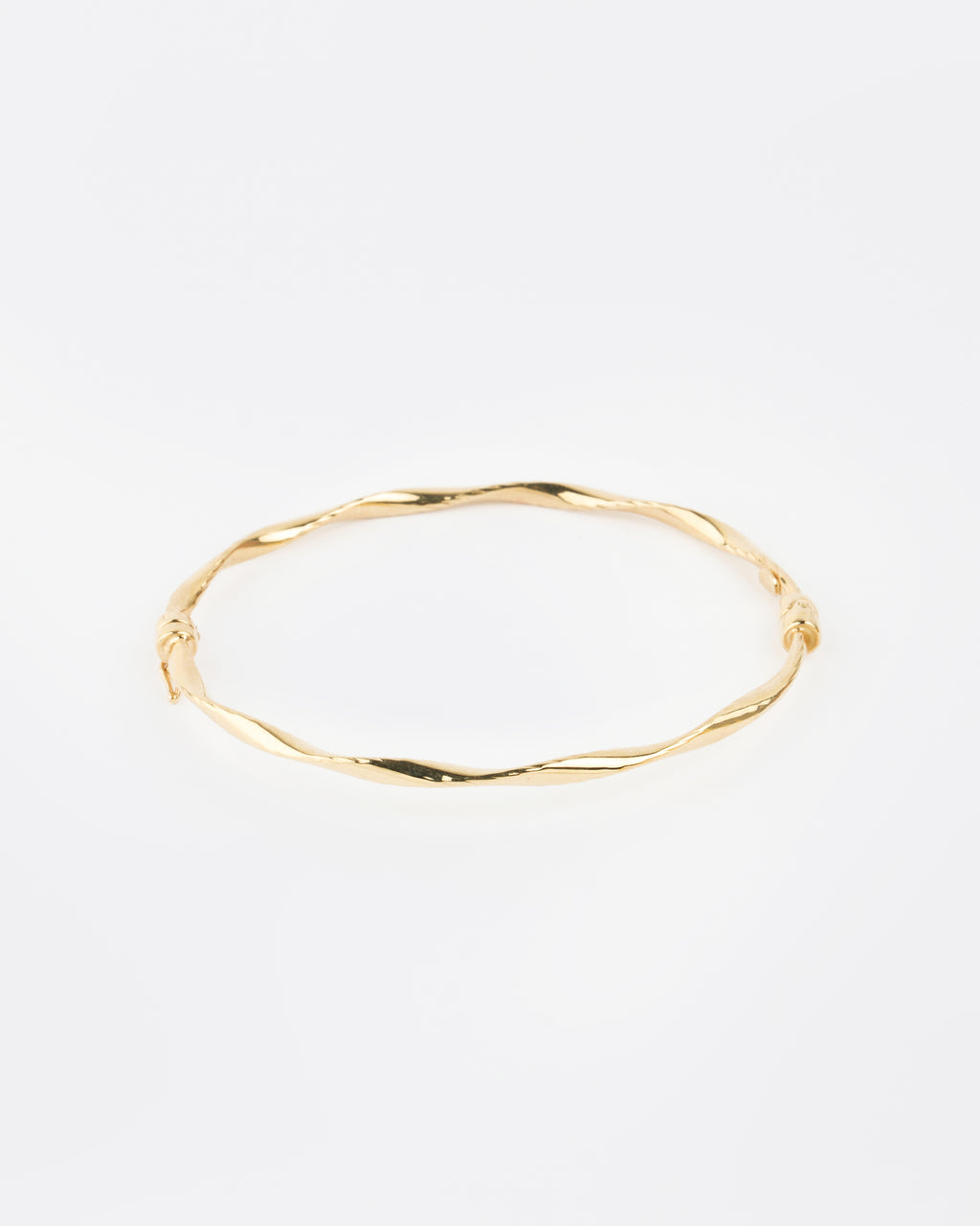 Pevný náramok Eterna Twist, 14K zlato