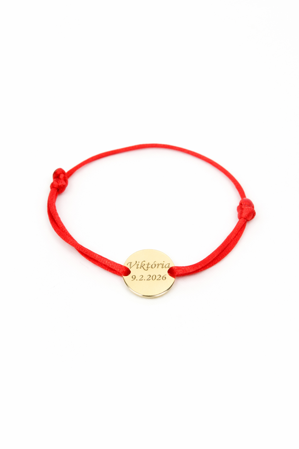 Atelier Medallion Bracelet, 14K zlato (1 cm)