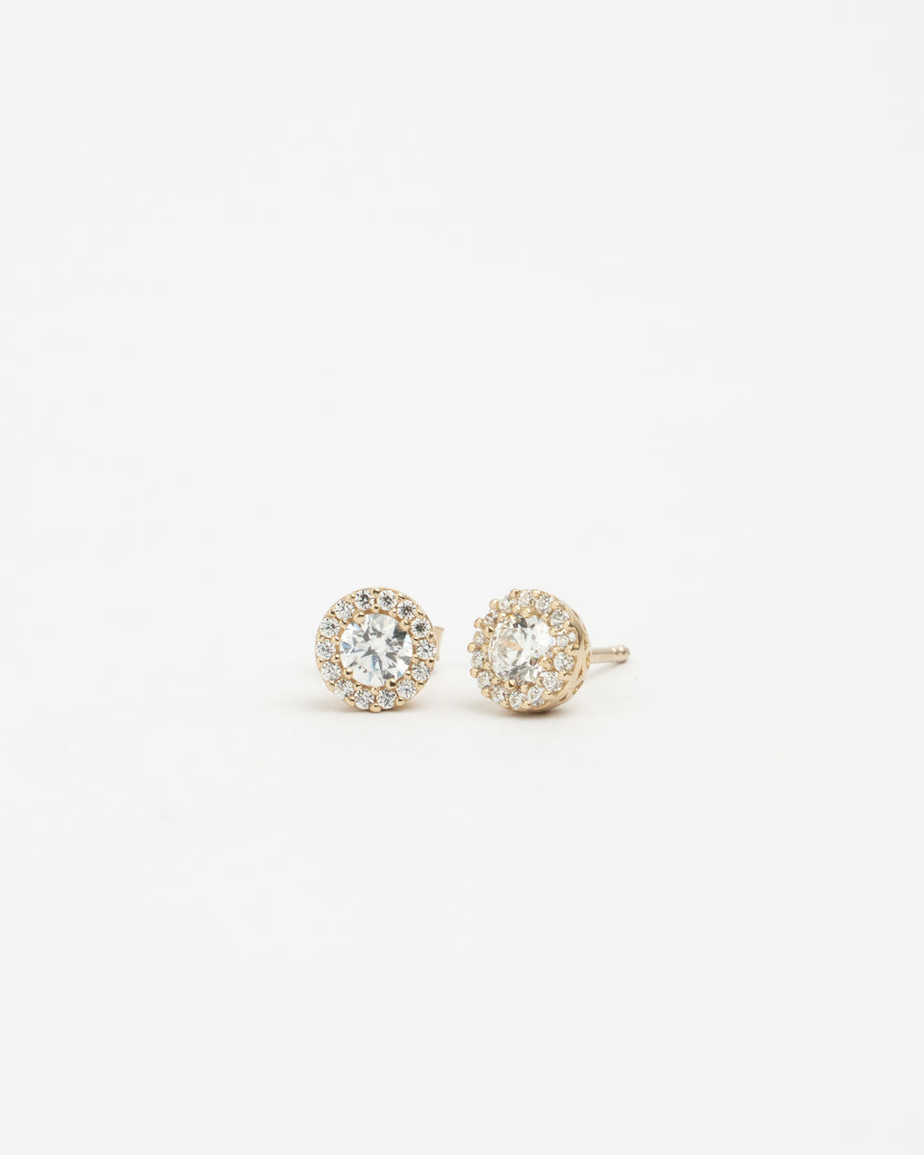 Napichovacie náušnice Aurelia Glow, 14K zlato