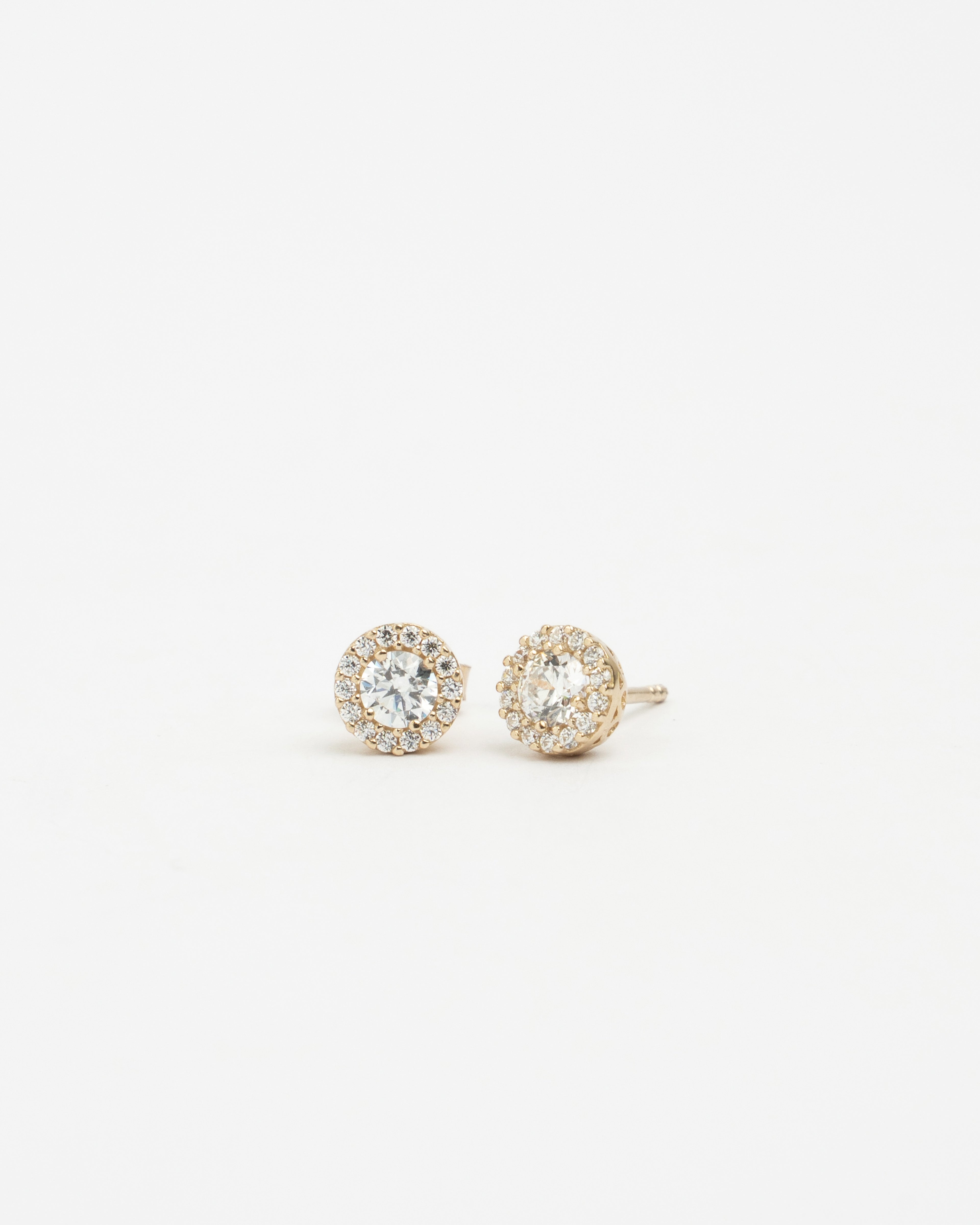 Napichovacie náušnice Aurelia Glow, 14K zlato