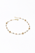 Náramok Elowen Beads trojfarebný, 14K zlato