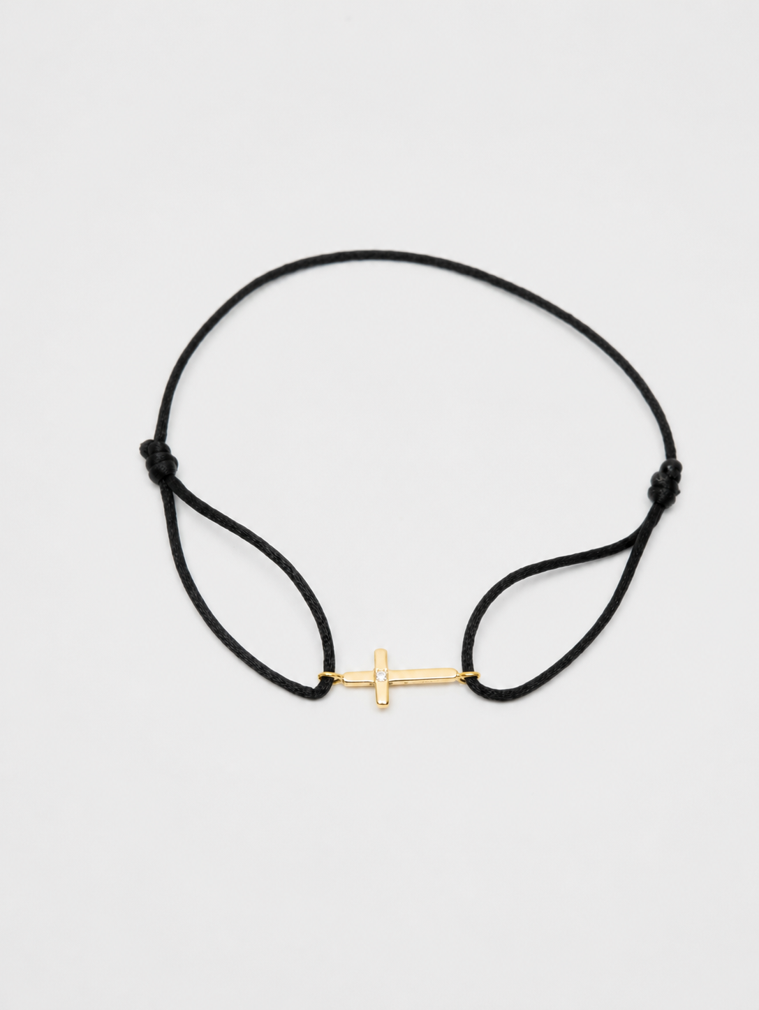 Šnúrkový náramok Croix, 14K zlato