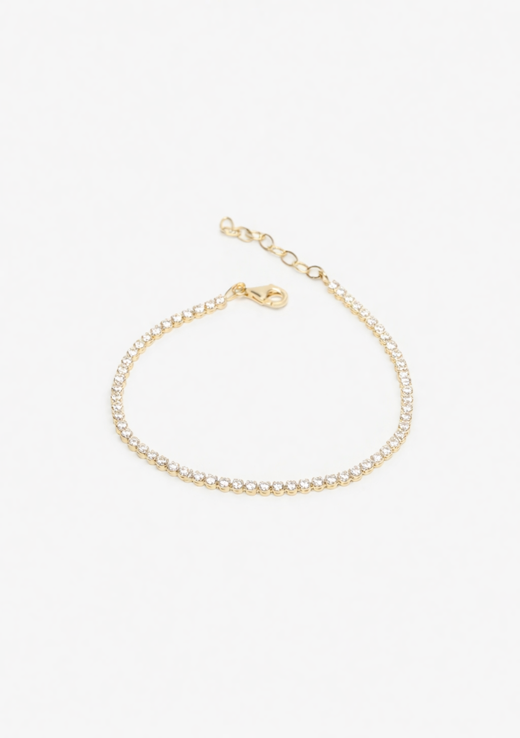 Náramok Lumine Tennis 2,5 mm, 14K zlato