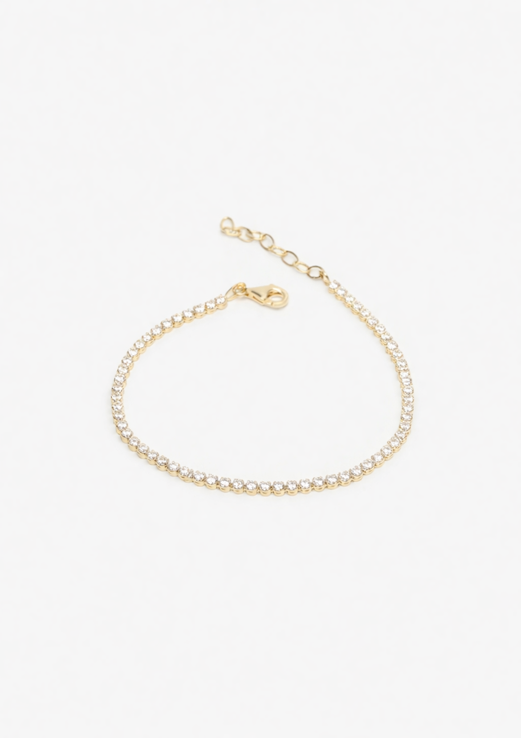 Náramok Lumine Tennis 2,5 mm, 14K zlato