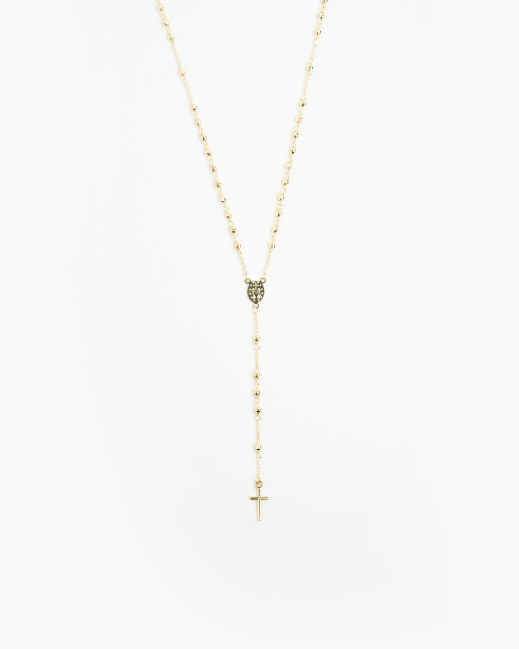 Náhrdelník Rosario Yellow Long, 14K zlato