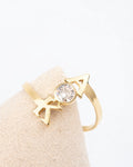 Atelier Initials Ring, 14K zlato