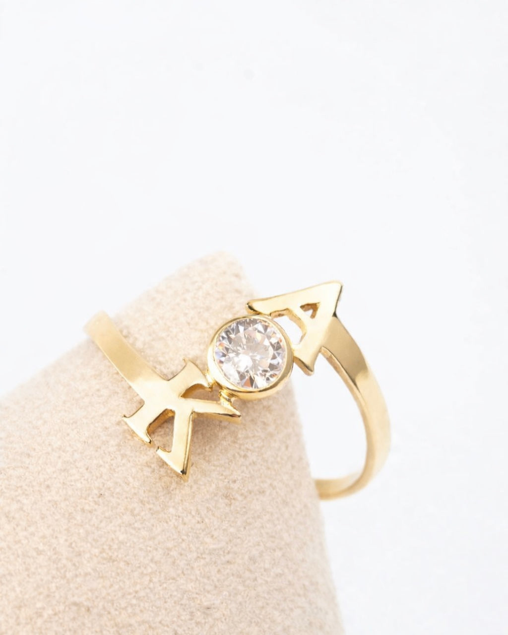 Atelier Initials Ring, 14K zlato