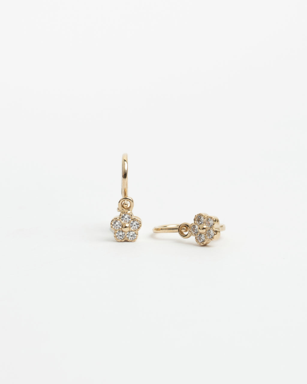 Náušnice Bella Fiore Mini, 14K zlato