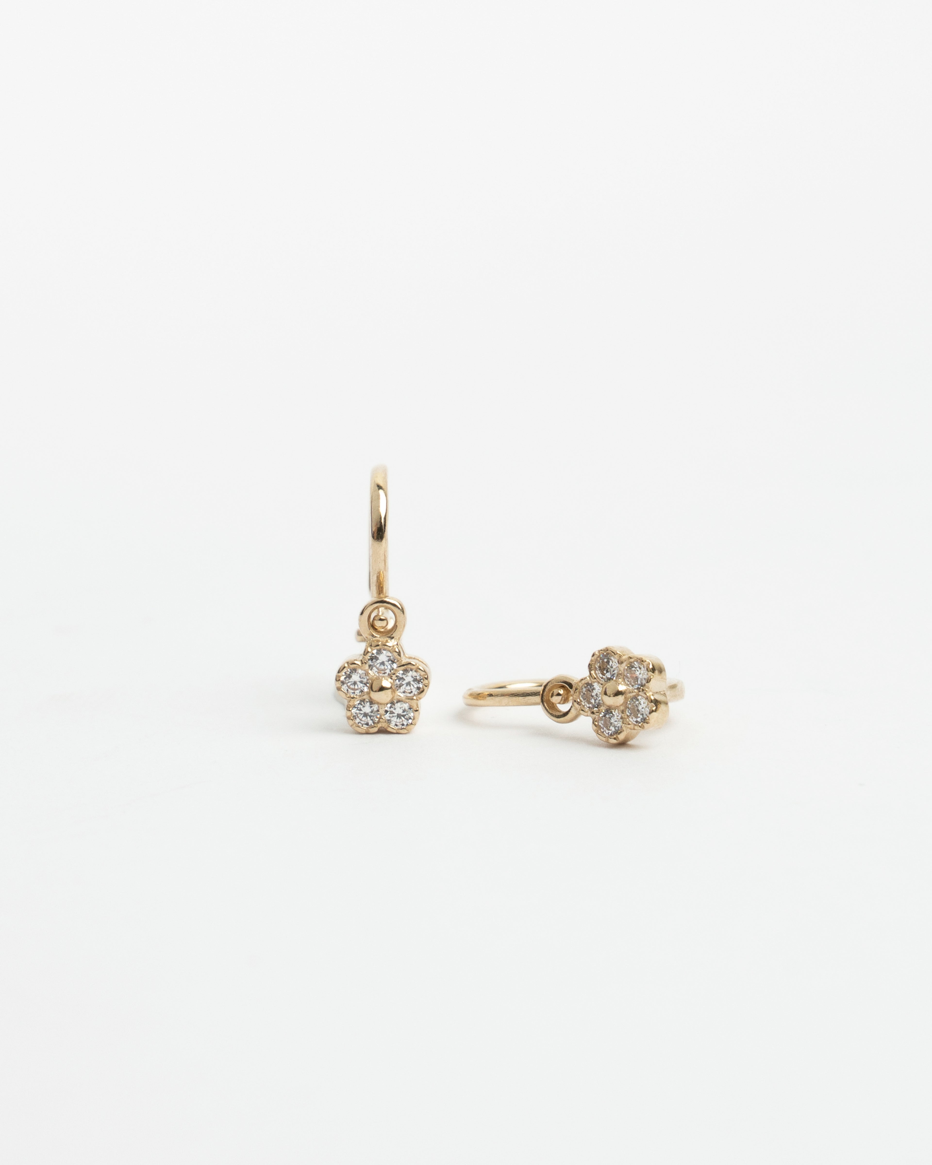 Náušnice Bella Fiore Mini, 14K zlato