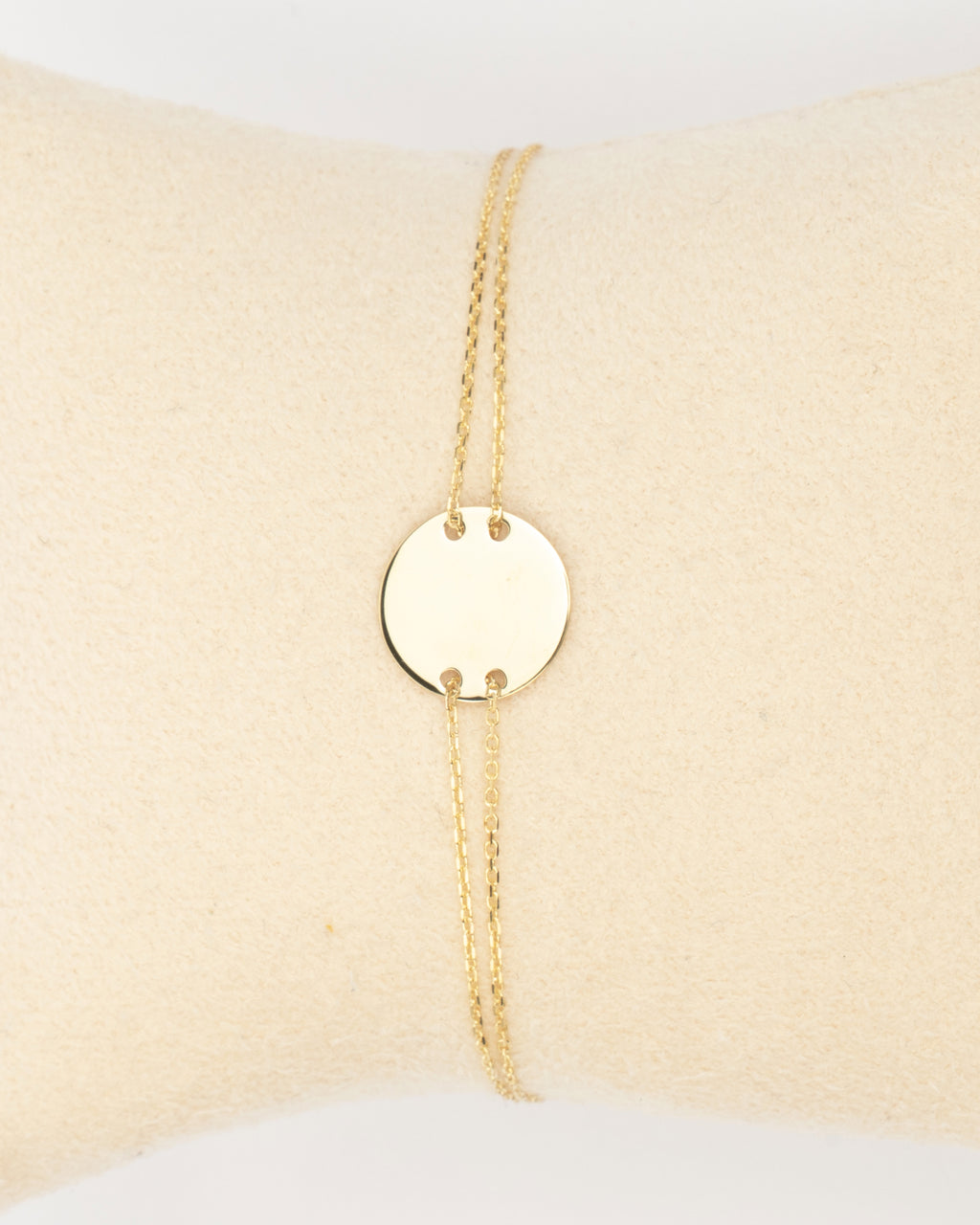 Náramok Luna Disc, 14K zlato