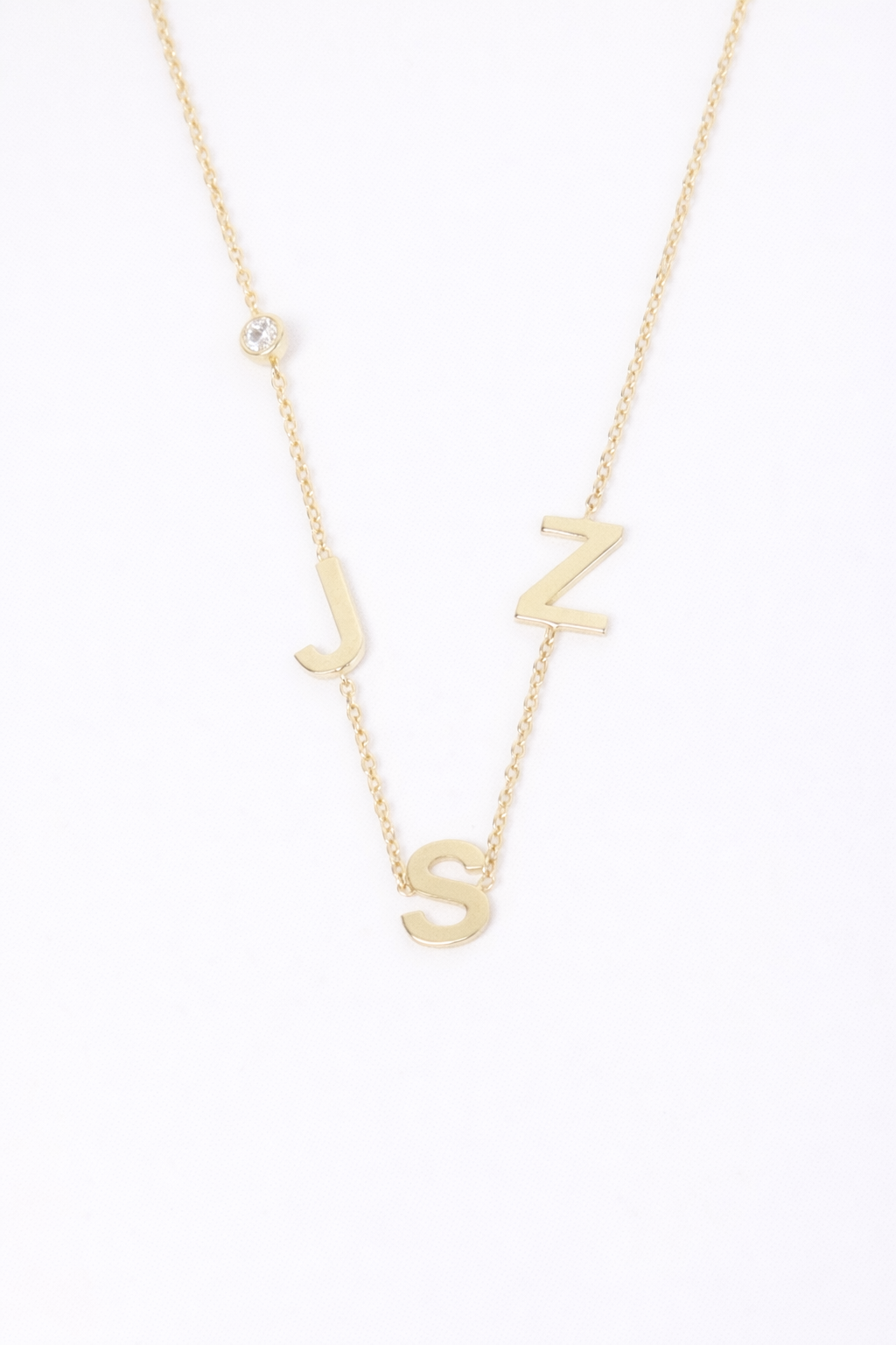 Atelier Multi-Initial Necklace – Signature Edition , 14K zlato