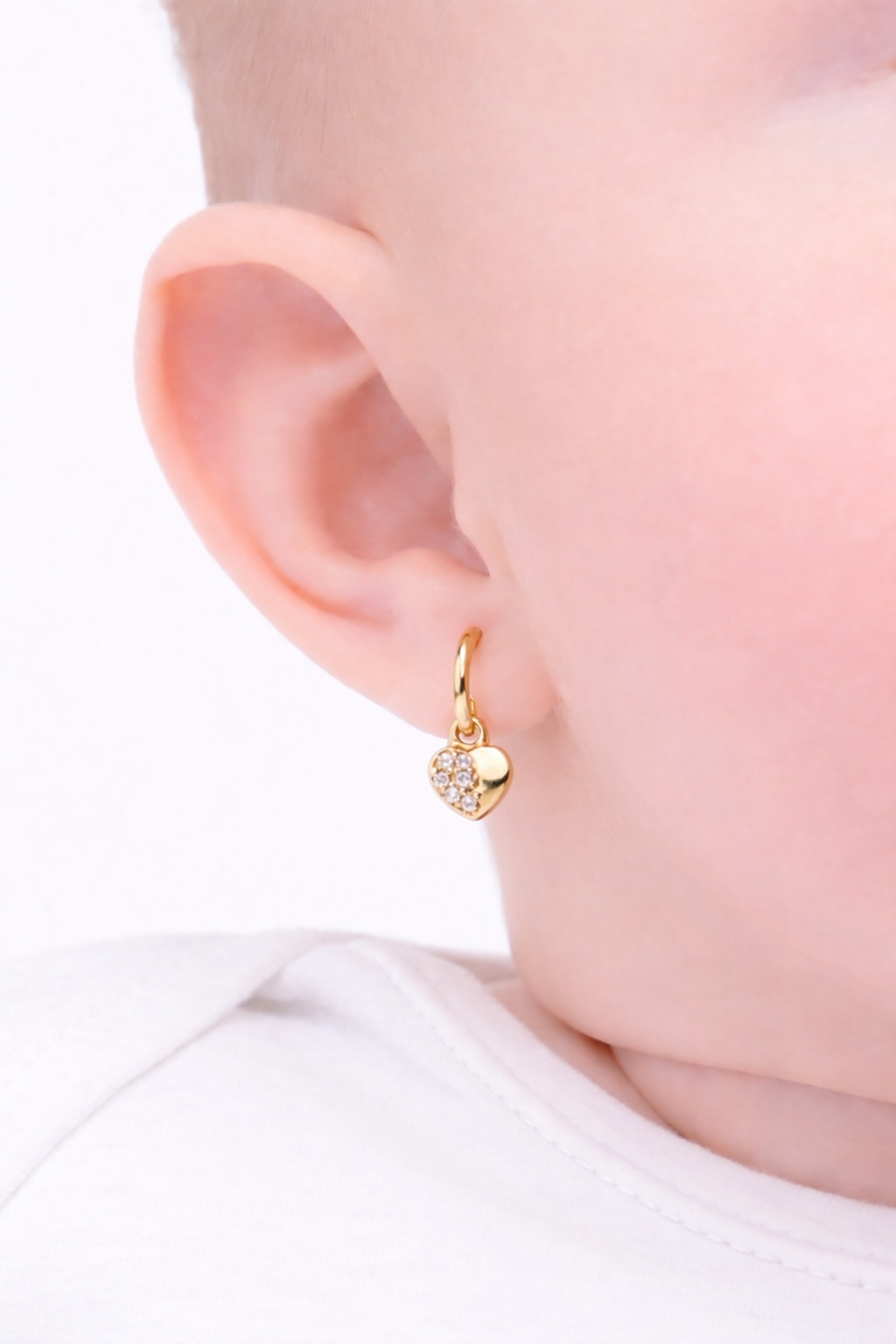 Náušnice Bella Cuore Mini, 14K zlato