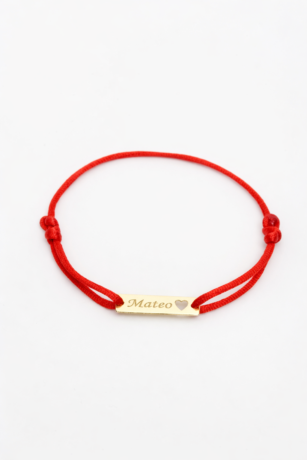 Atelier Heart Tag Bracelet, 14K zlato