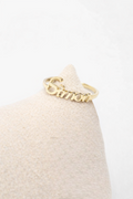 Atelier Name Ring – Signature Edition, 14K zlato