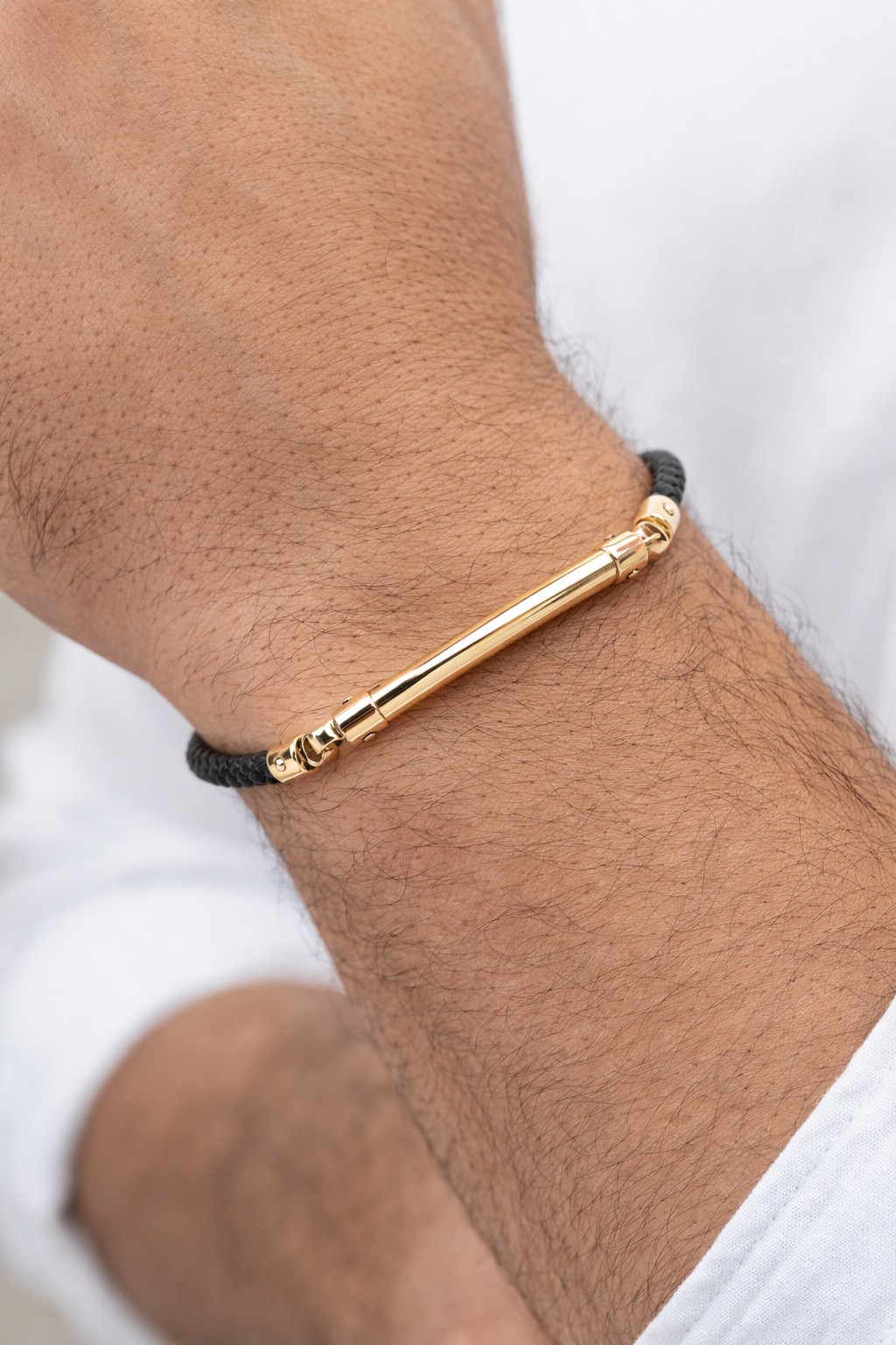 Pánsky náramok Raven, 14K zlato