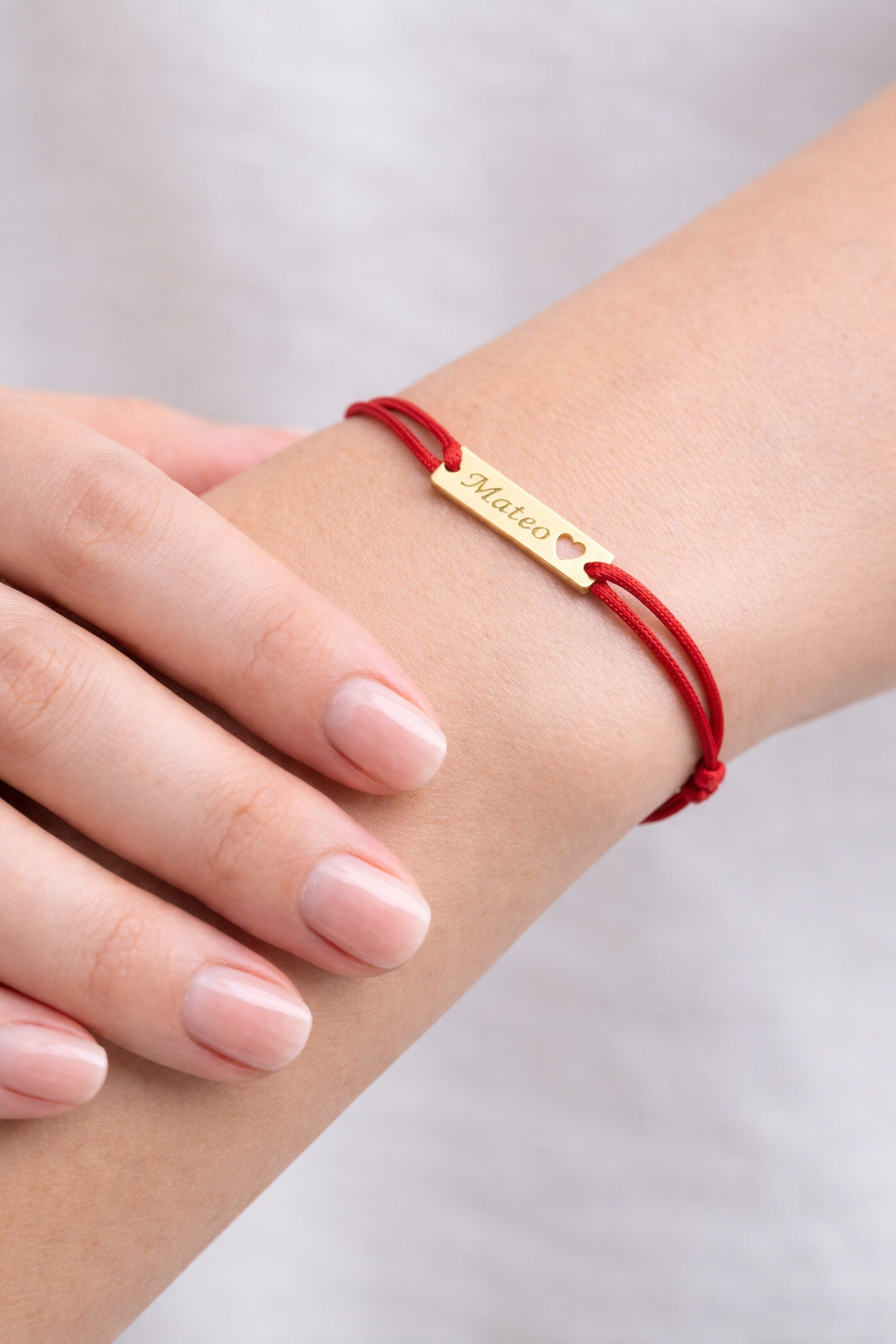 Atelier Heart Tag Bracelet, 14K zlato