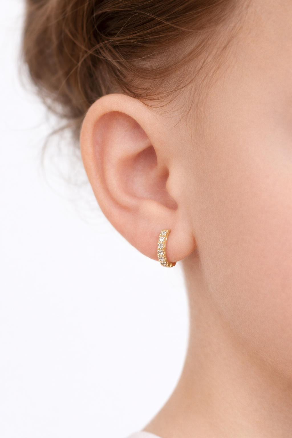 Mini kružky Luné, 14K zlato