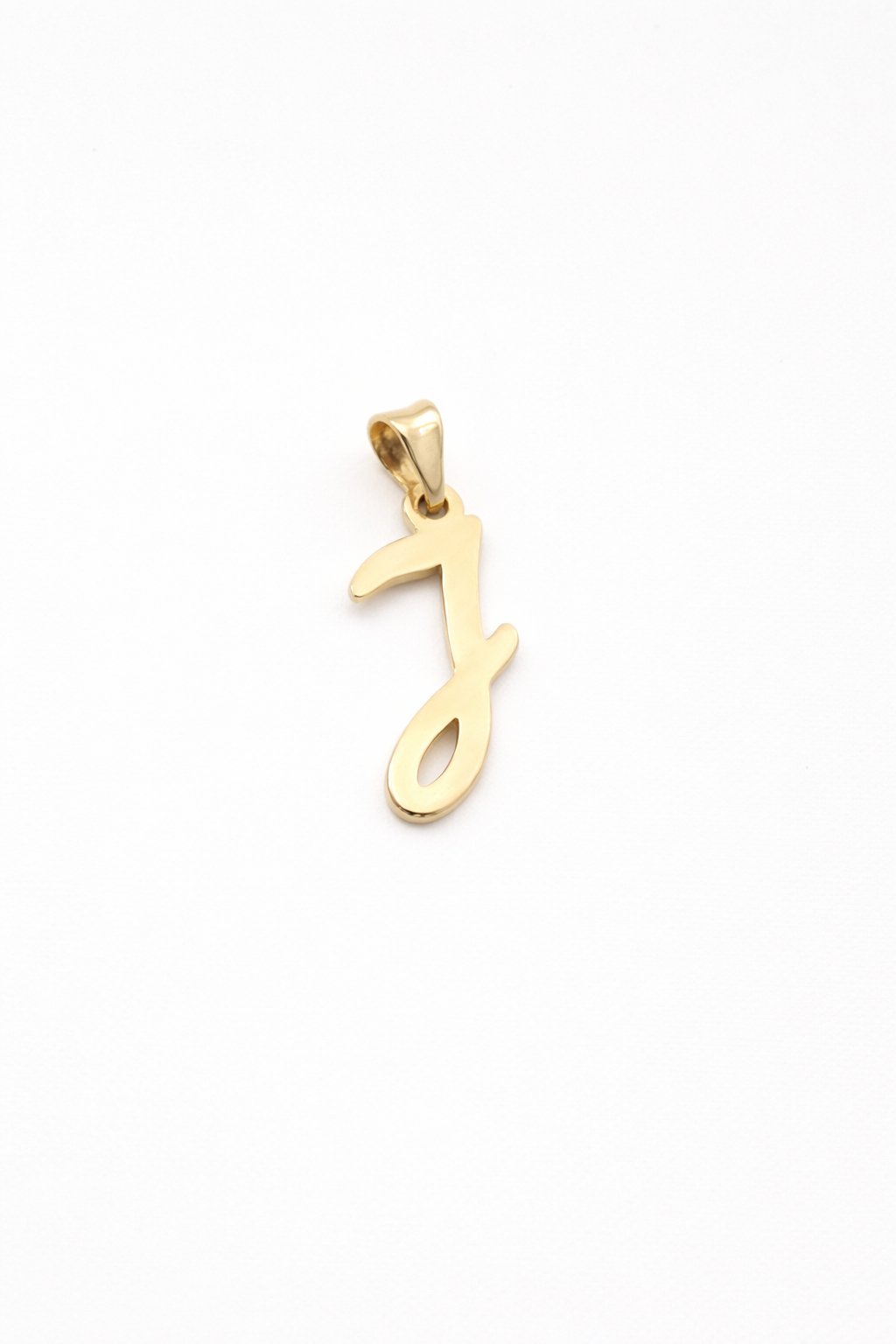 Atelier Custom Initial Pendant – Signature Edition, 14K zlato