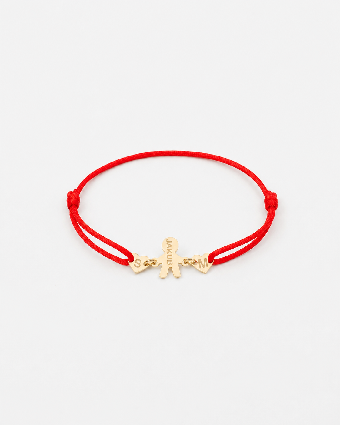 Atelier Boy & Hearts Bracelet, 14K zlato