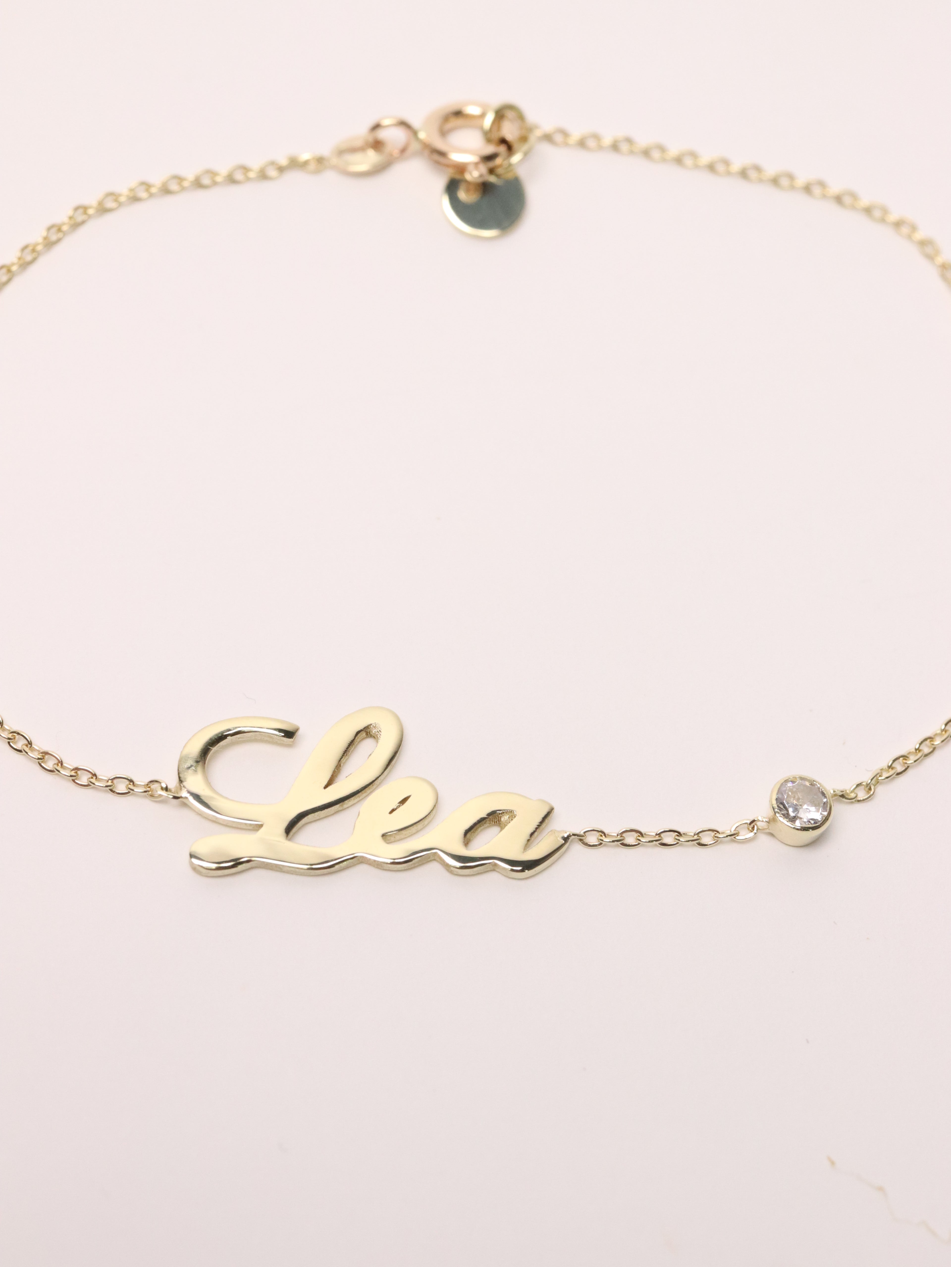 Atelier Name Bracelet – Spark Edition , 14K zlato