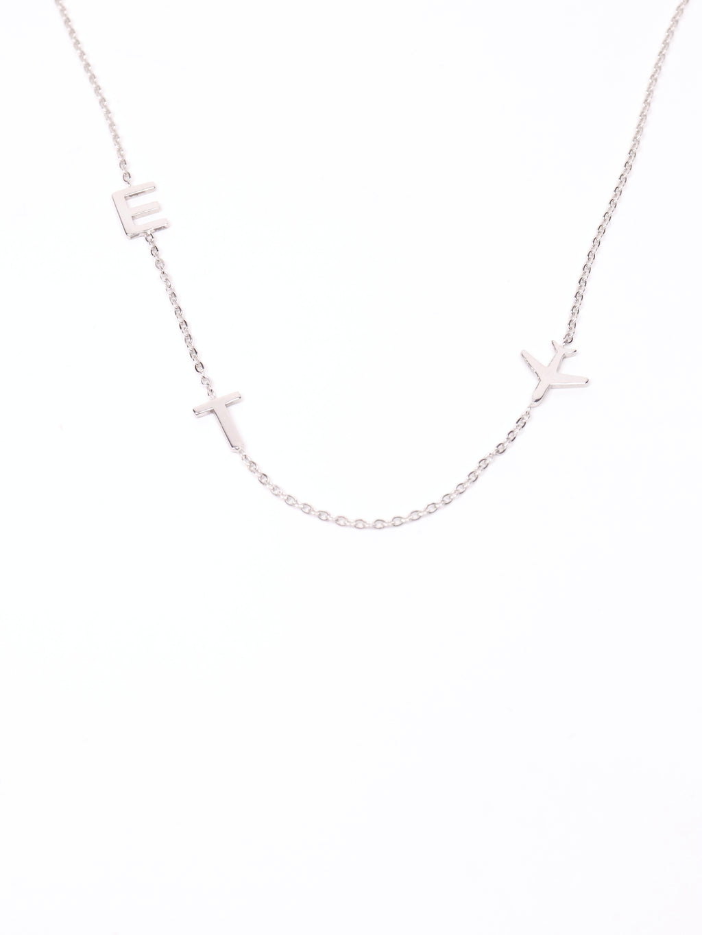 Atelier Initials Air Necklace, 14K zlato