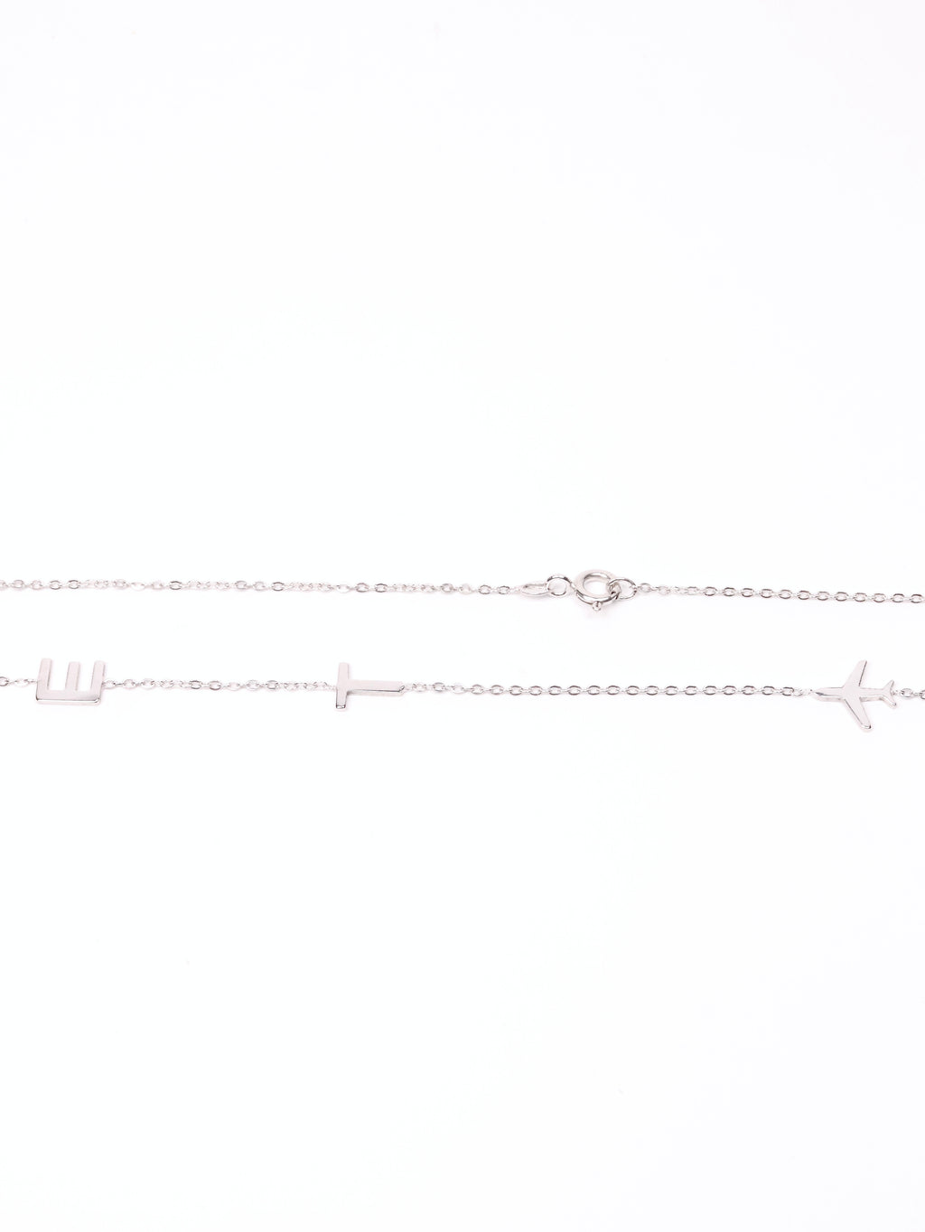 Atelier Initials Air Necklace, 14K zlato