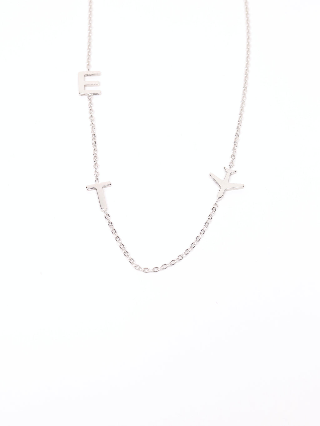 Atelier Initials Air Necklace, 14K zlato