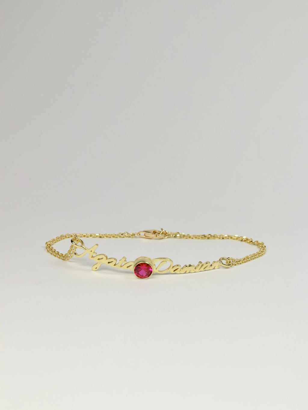 Atelier Name Gem Bracelet, 14K zlato