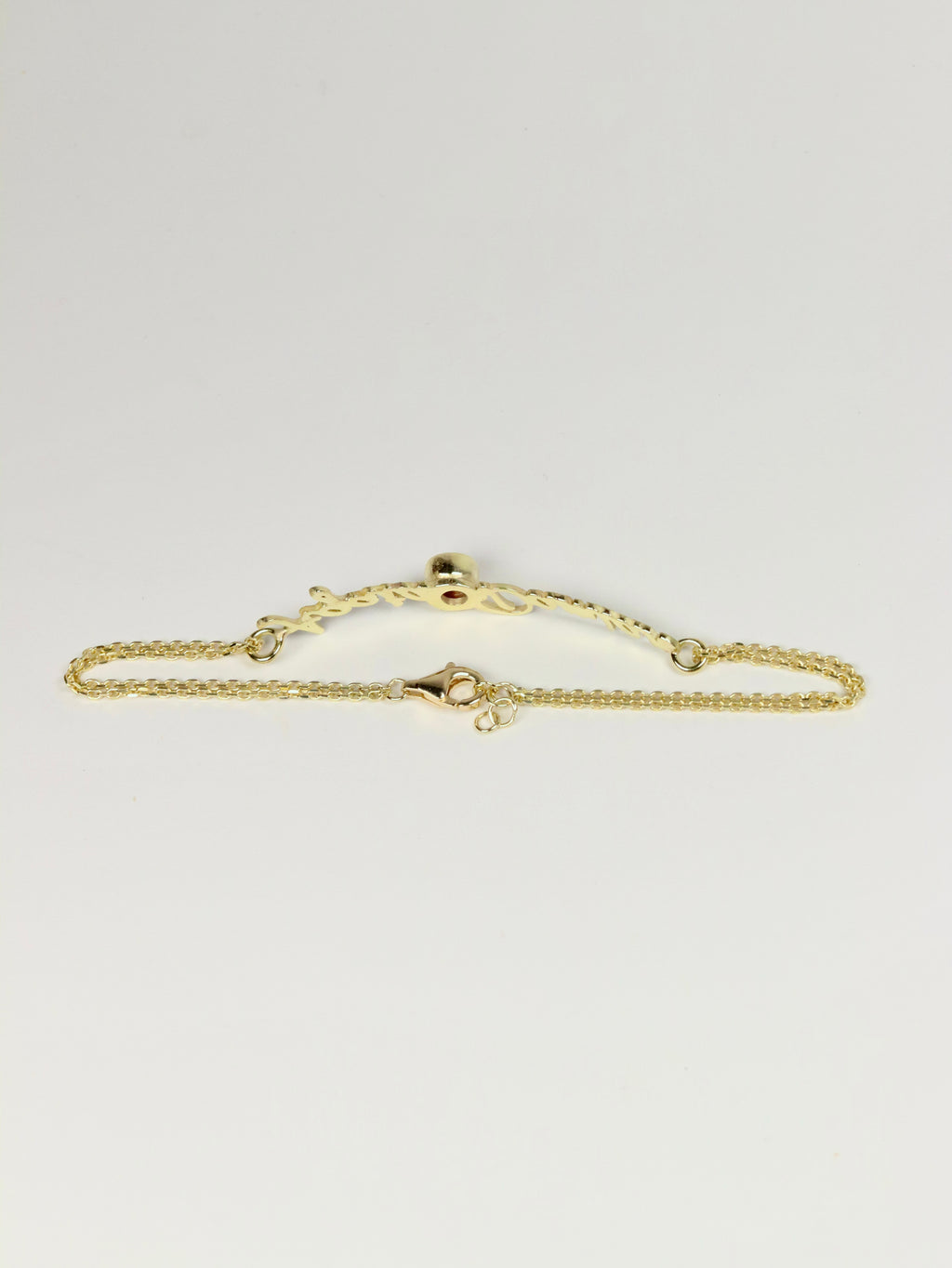 Atelier Name Gem Bracelet, 14K zlato